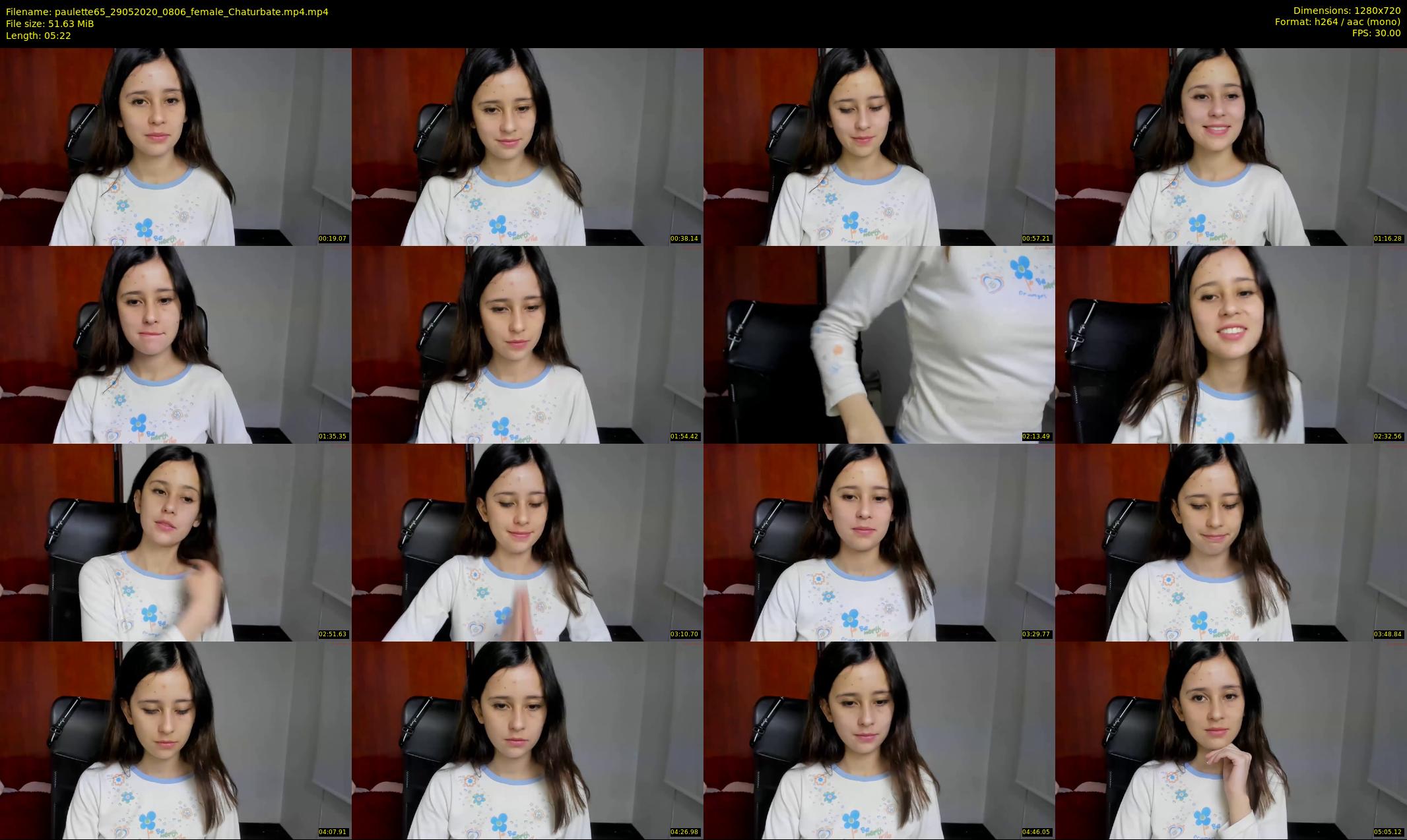 paulette65 — 6 minute Chaturbate female cam show recording, 720p, May 29, 2020
