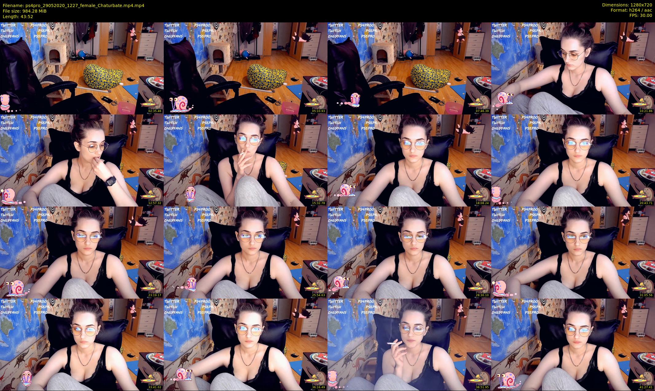 ps4pro — 44 minute Chaturbate female cam show recording, 720p, May 29, 2020