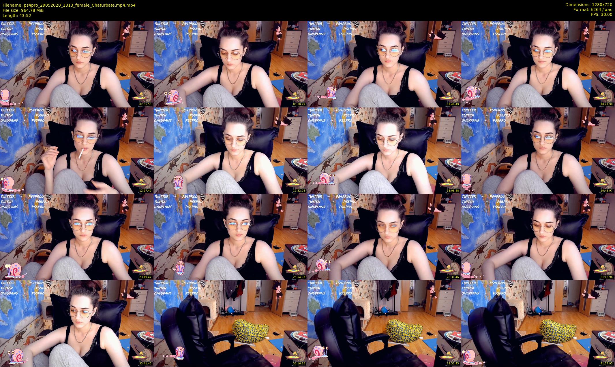 ps4pro — 44 minute Chaturbate female cam show recording, 720p, May 29, 2020
