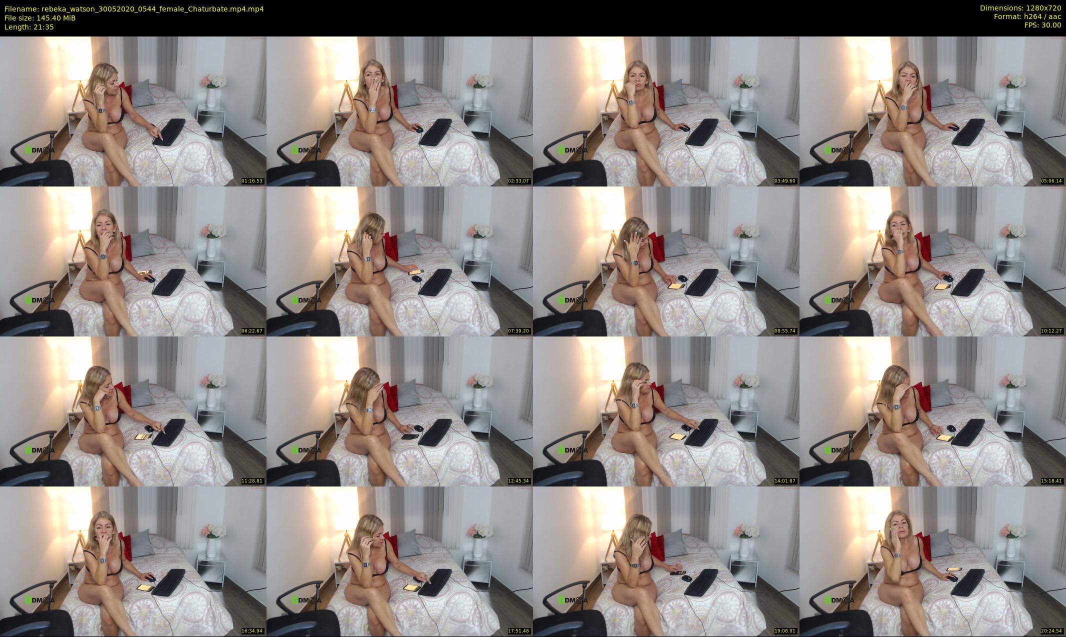 rebeka_watson — 22 minute Chaturbate female cam show recording, 720p, May 30, 2020