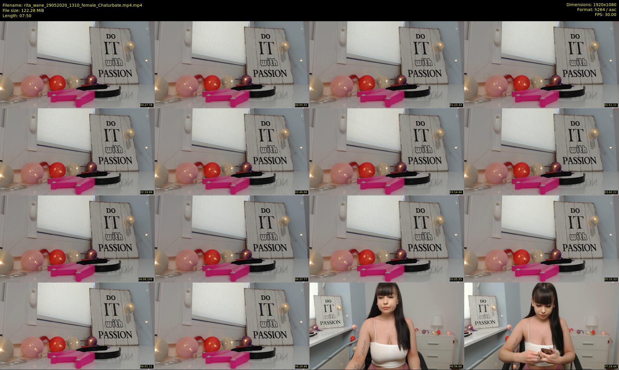 rita_wane — 8 minute Chaturbate female cam show recording, 1080p, May 29, 2020