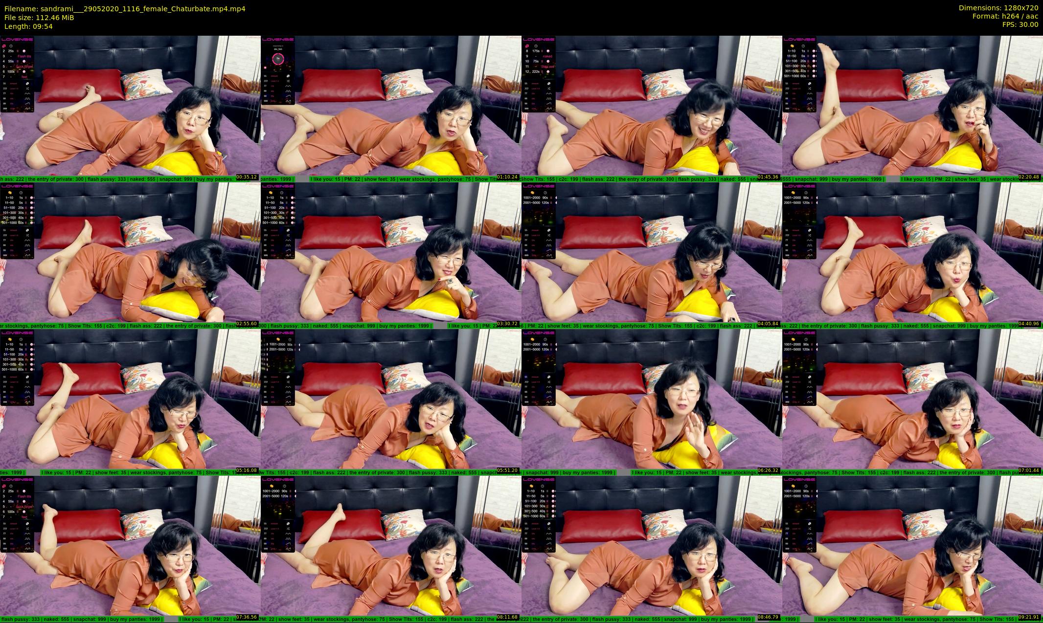 sandrami__ — 10 minute Chaturbate female cam show recording, 720p, May 29, 2020