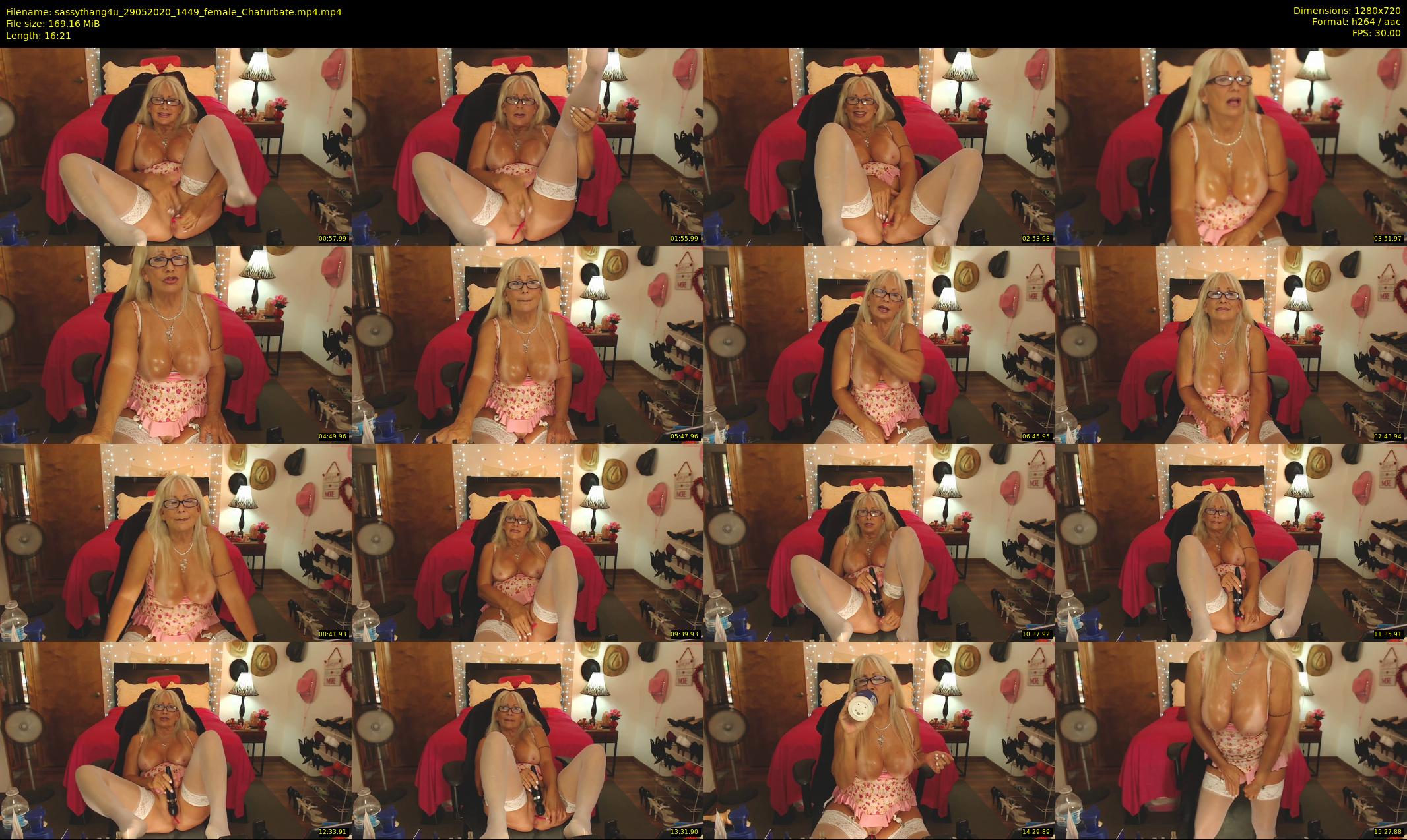 sassythang4u — 17 minute Chaturbate female cam show recording, 720p, May 29, 2020