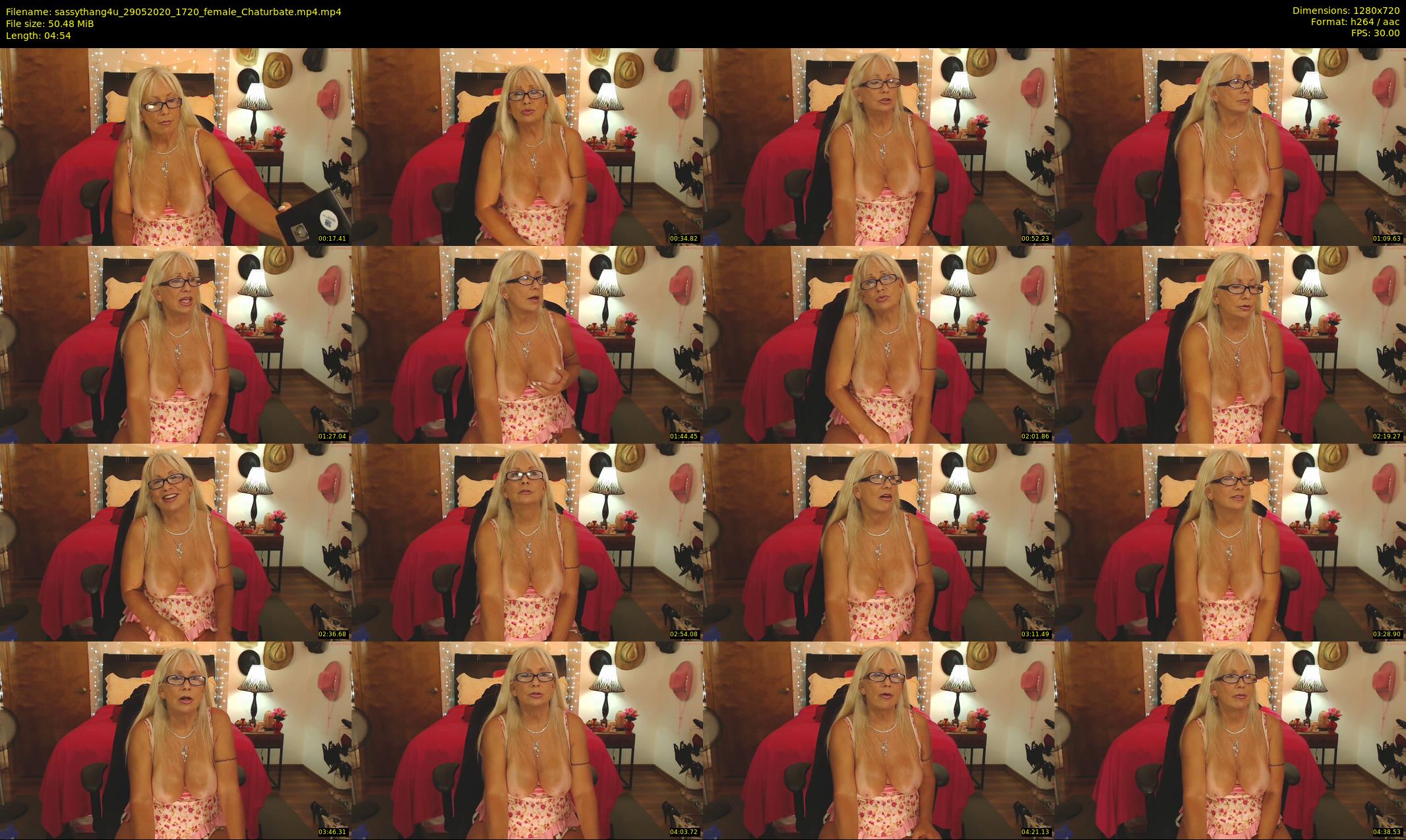 sassythang4u — 5 minute Chaturbate female cam show recording, 720p, May 29, 2020