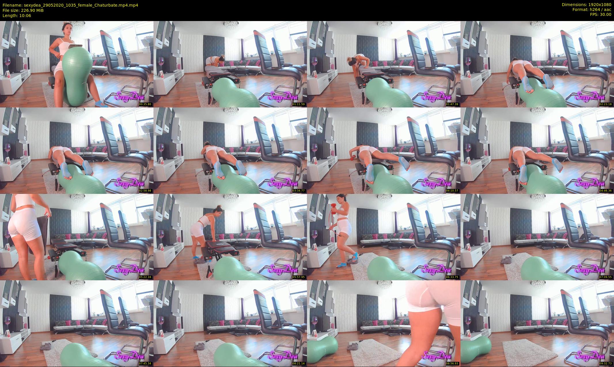 sexydea — 11 minute Chaturbate female cam show recording, 1080p, May 29, 2020