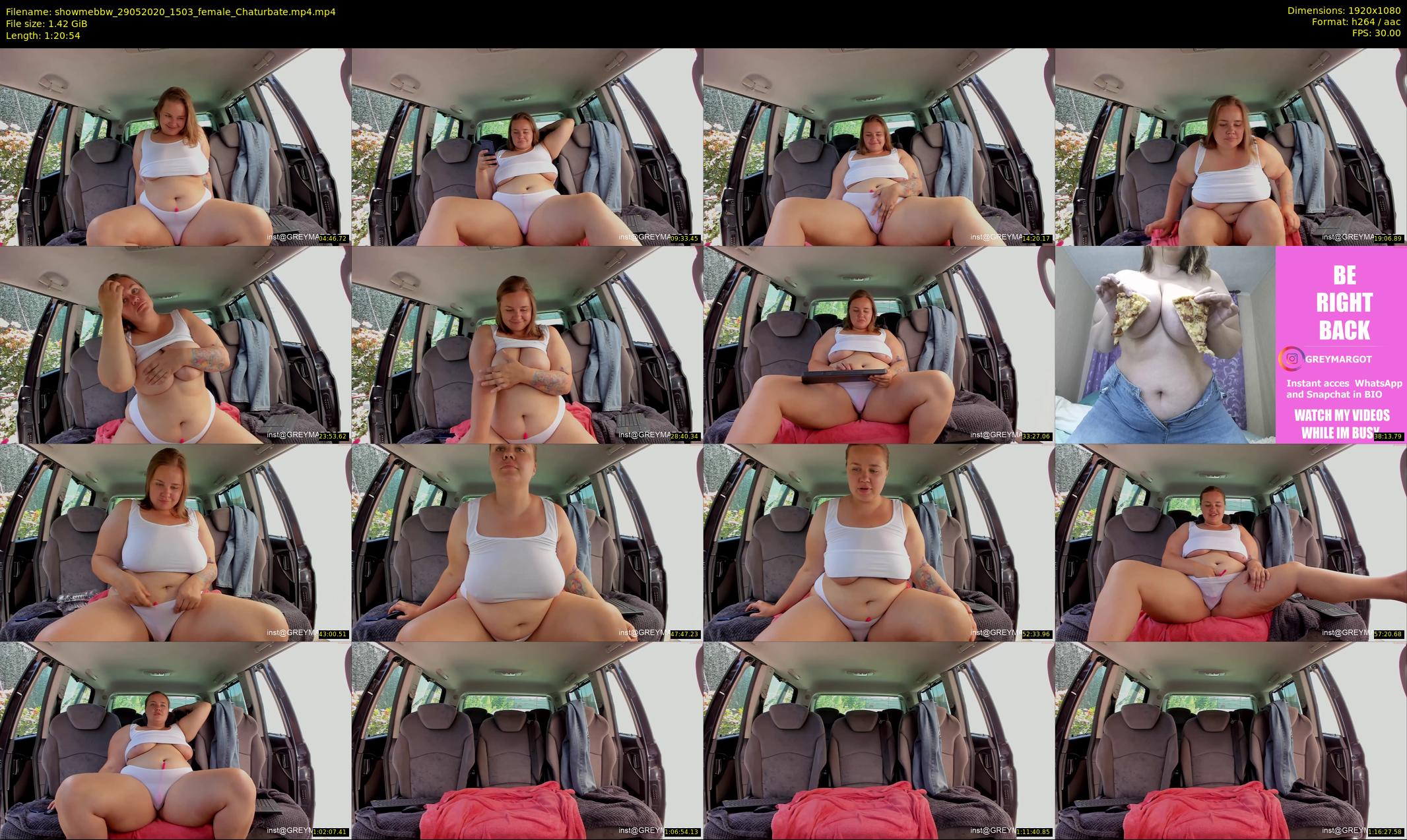 showmebbw — 81 minute Chaturbate female cam show recording, 1080p, May 29, 2020