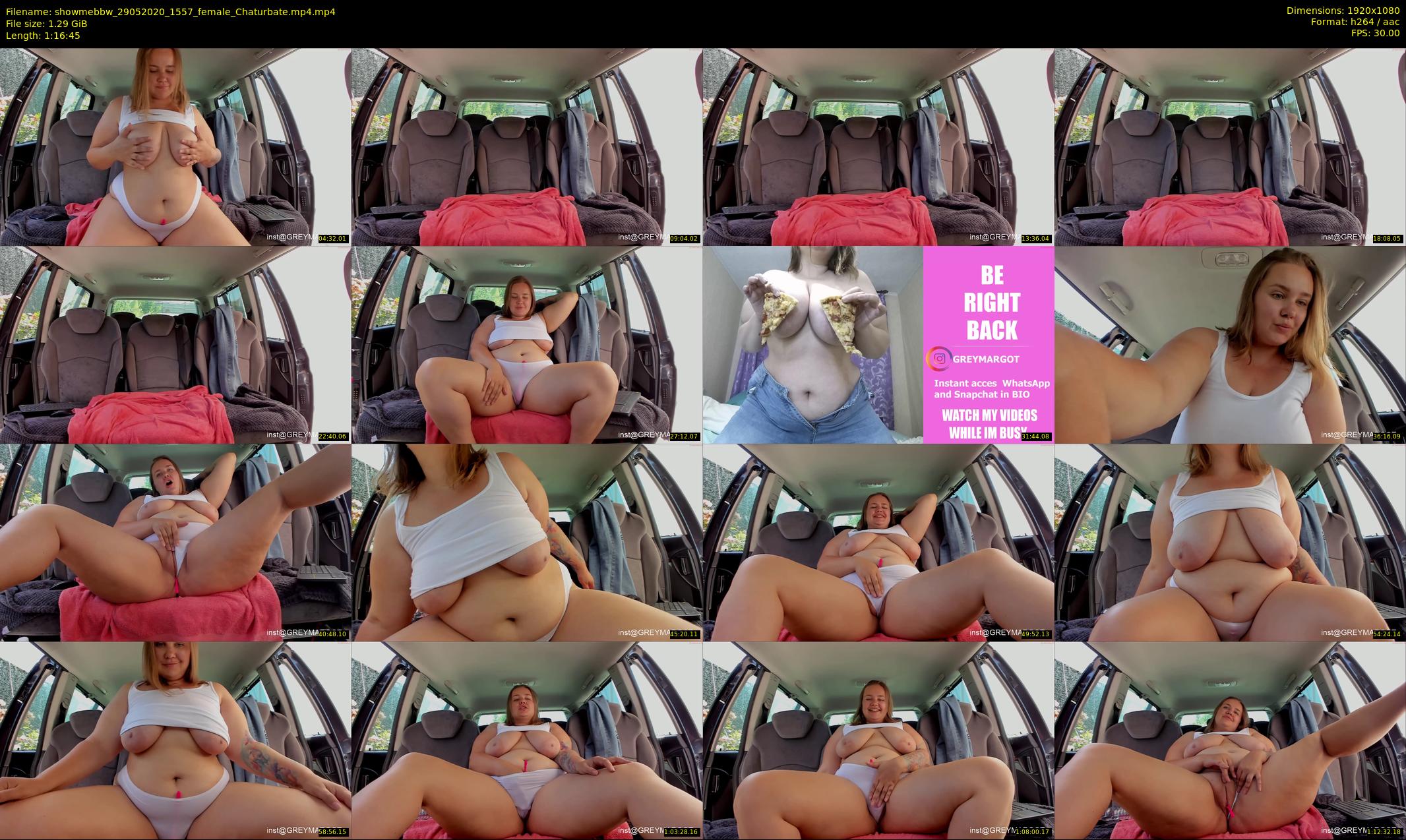 showmebbw — 77 minute Chaturbate female cam show recording, 1080p, May 29, 2020