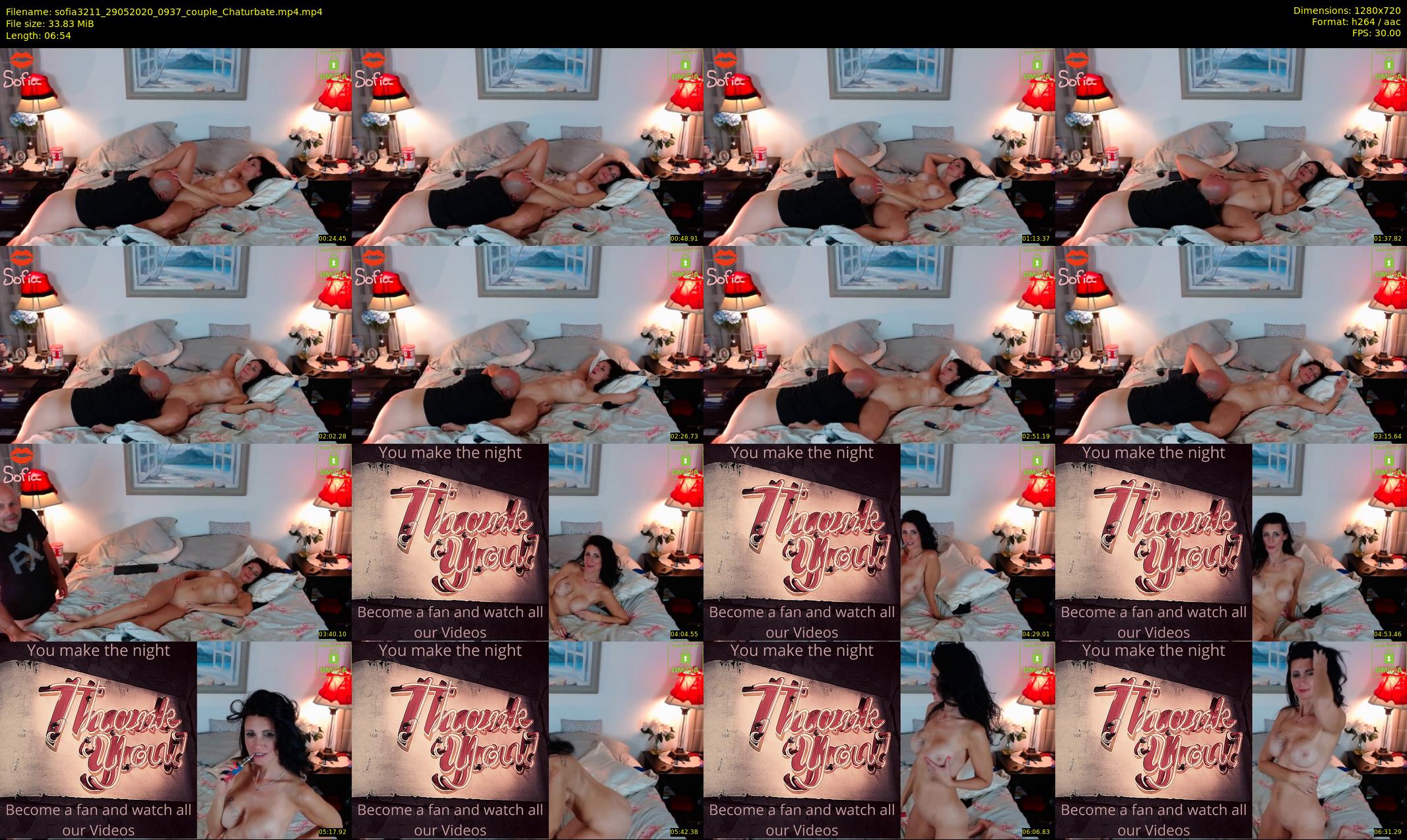 sofia3211 — 7 minute Chaturbate couple cam show recording, 720p, May 29, 2020