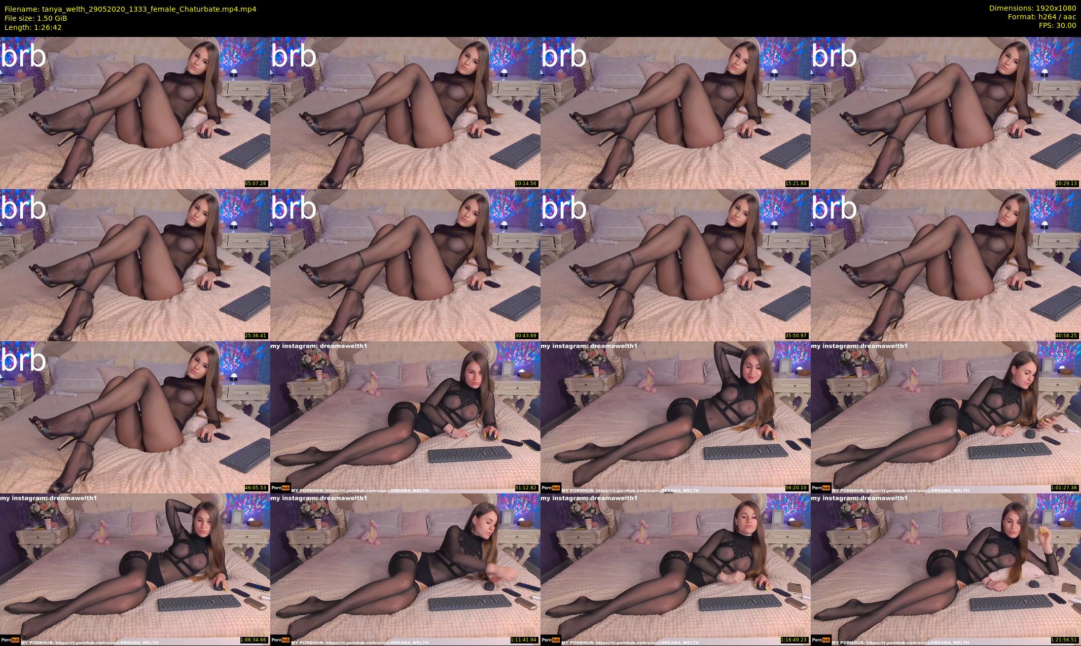 tanya_welth — 87 minute Chaturbate female cam show recording, 1080p, May 29, 2020