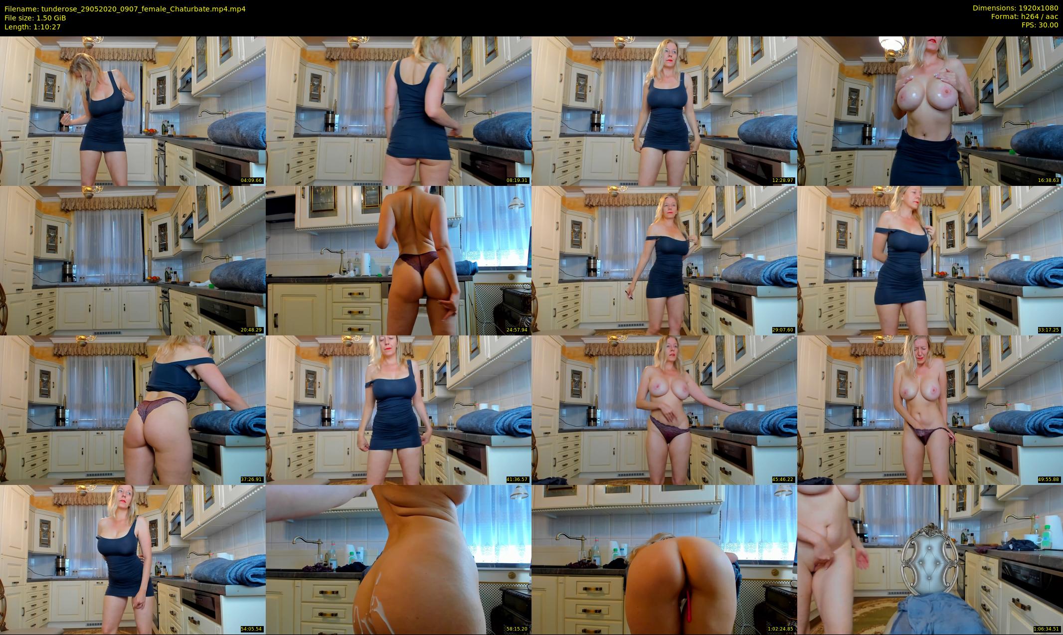 tunderose — 71 minute Chaturbate female cam show recording, 1080p, May 29, 2020