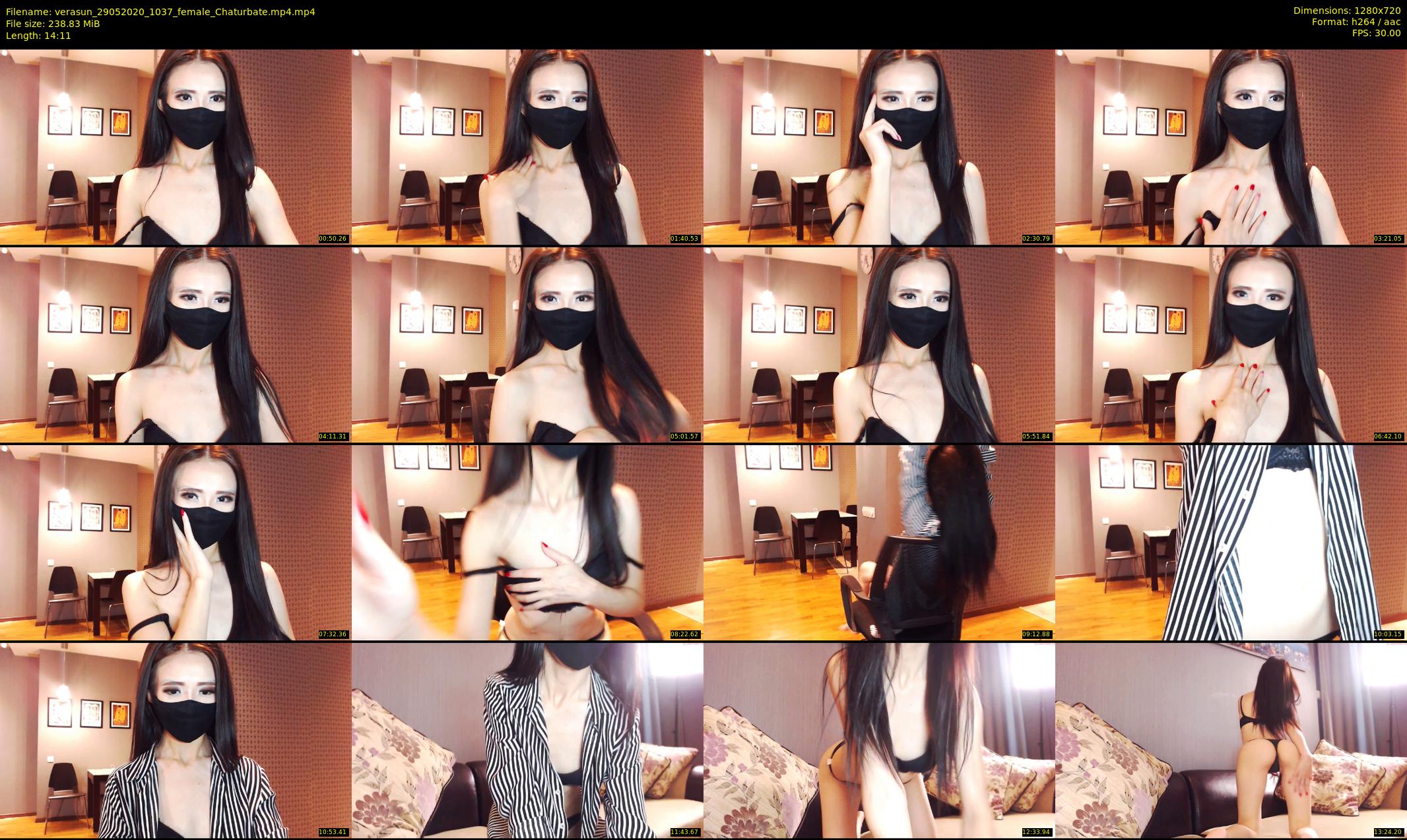 verasun — 15 minute Chaturbate female cam show recording, 720p, May 29, 2020