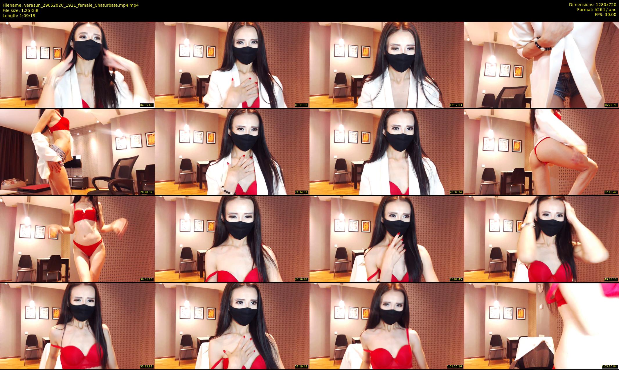 verasun — 70 minute Chaturbate female cam show recording, 720p, May 29, 2020