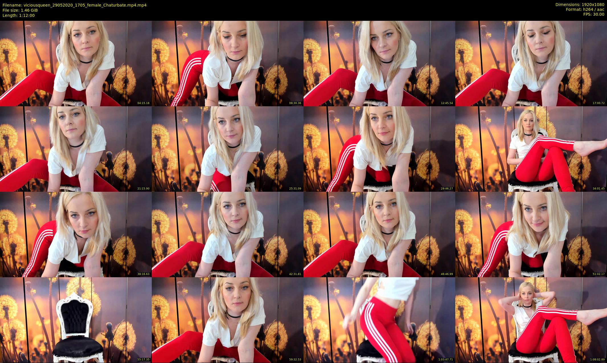 viciousqueen — 72 minute Chaturbate female cam show recording, 1080p, May 29, 2020