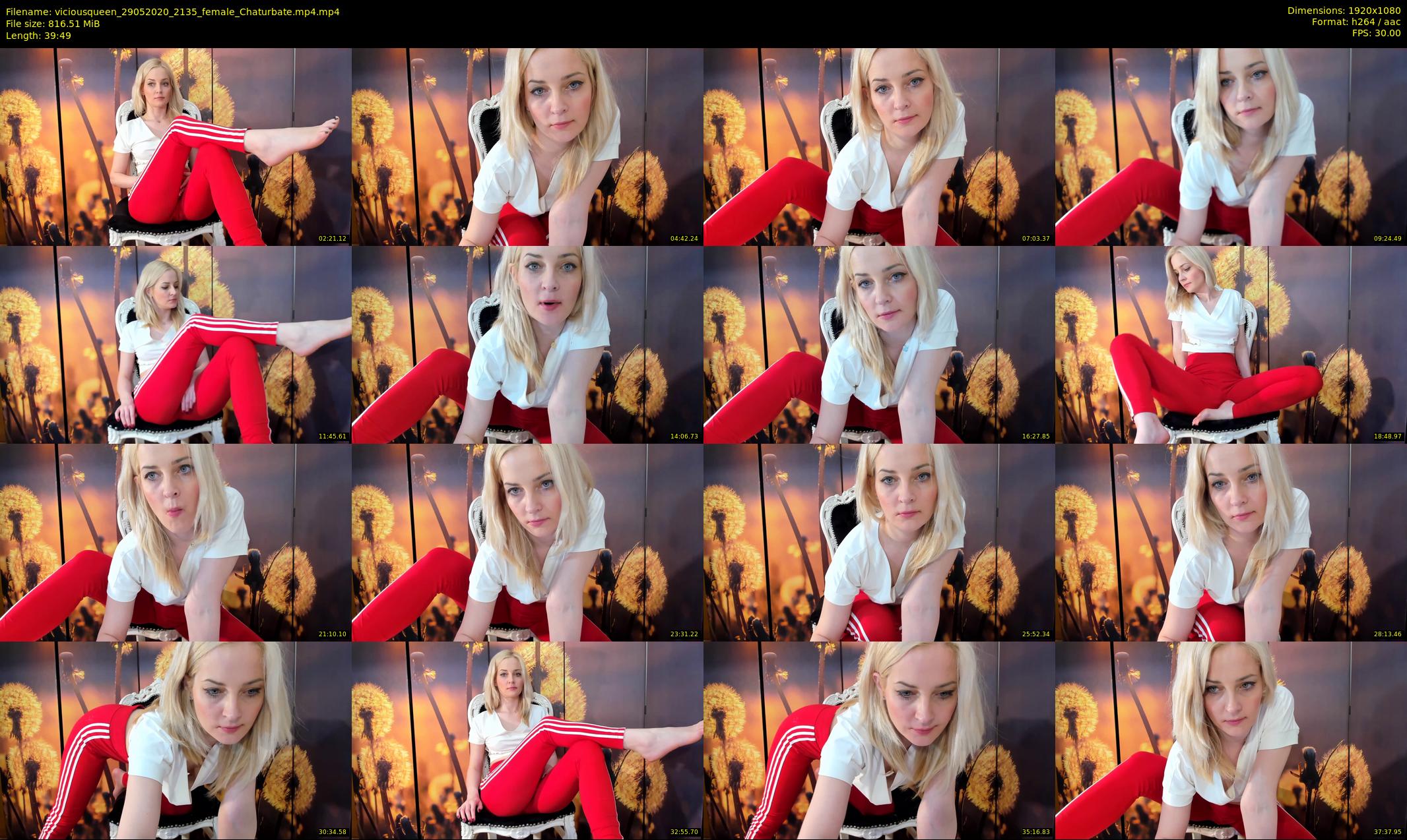 viciousqueen — 40 minute Chaturbate female cam show recording, 1080p, May 29, 2020