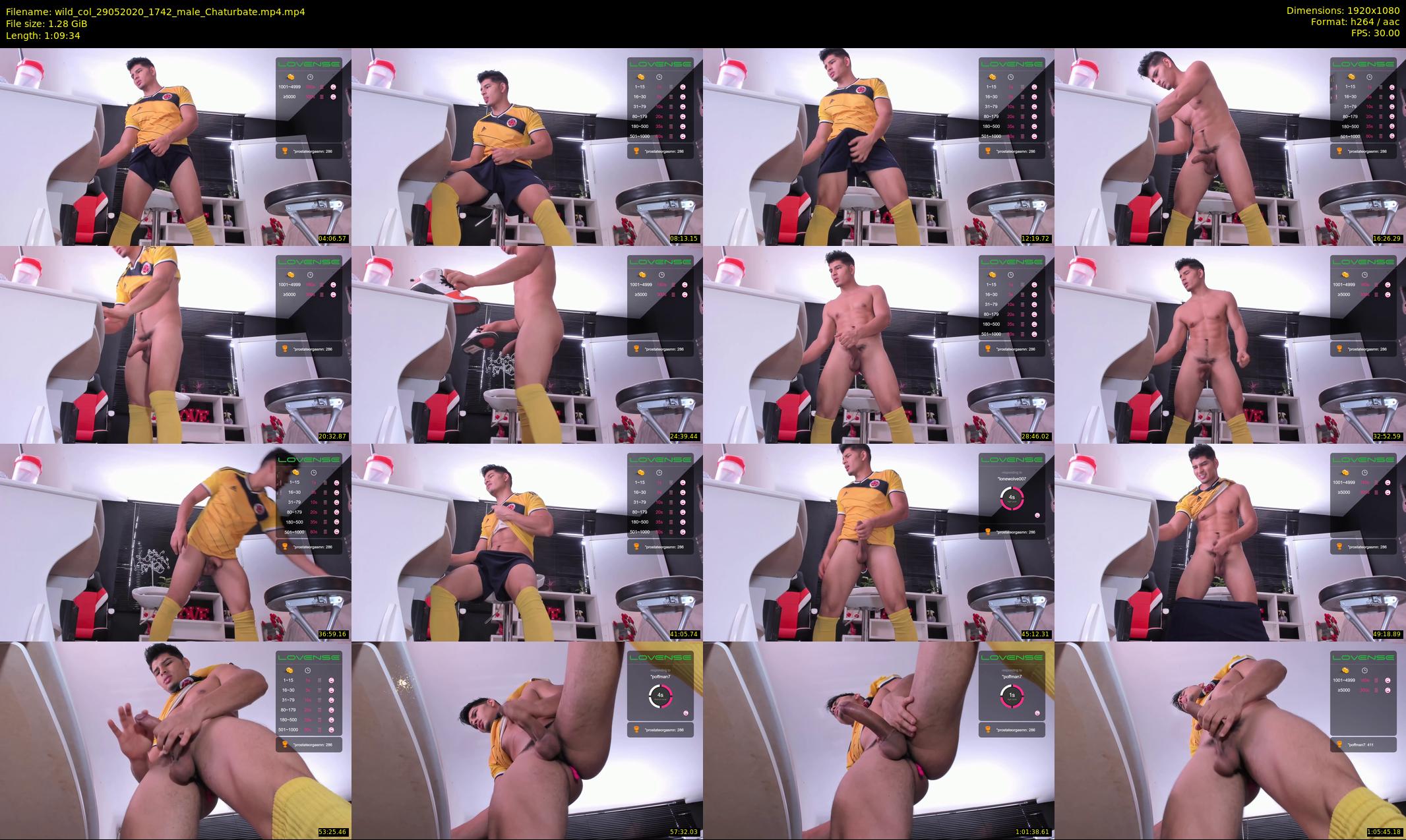 wild_col — 70 minute Chaturbate male cam show recording, 1080p, May 29, 2020