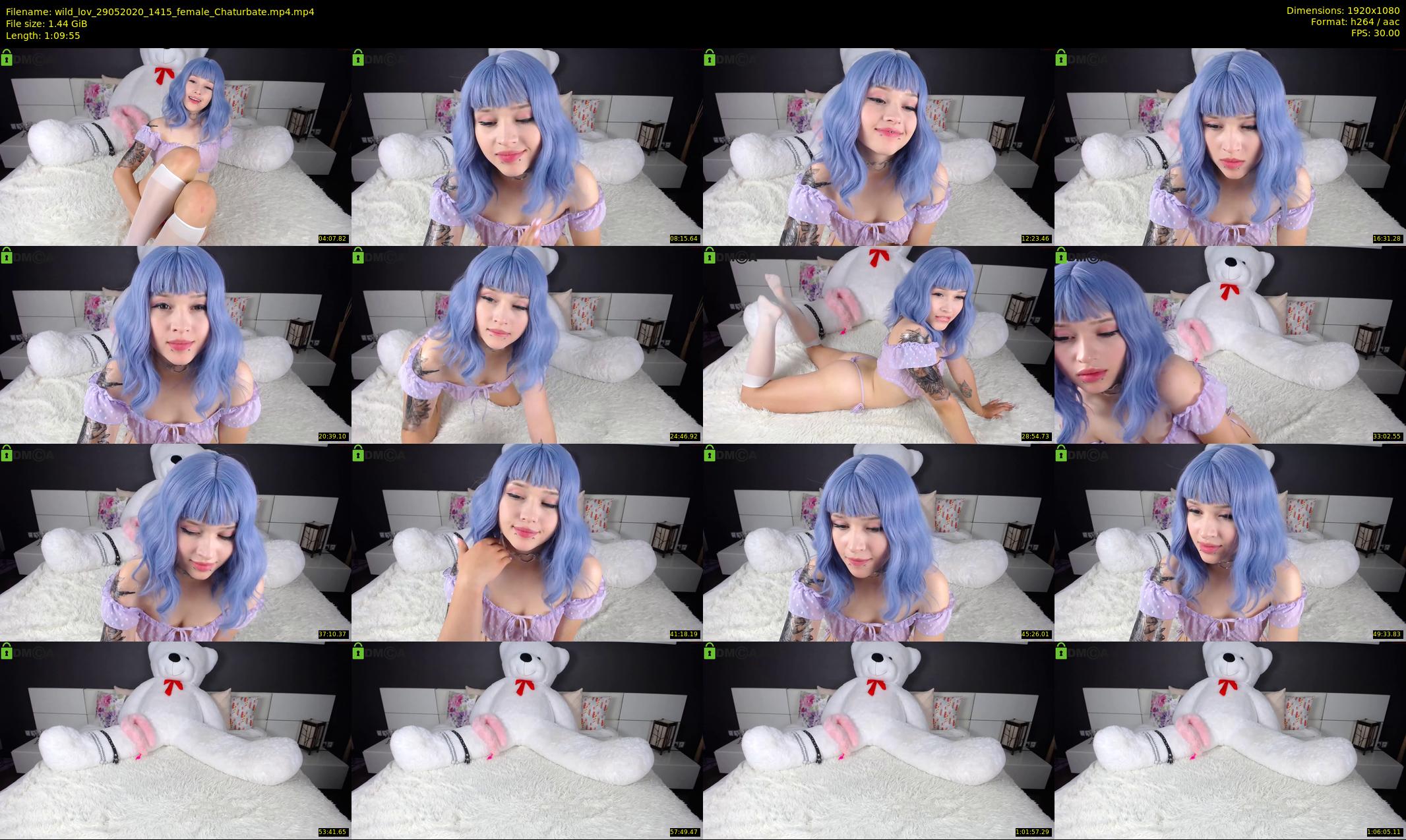 wild_lov — 70 minute Chaturbate female cam show recording, 1080p, May 29, 2020