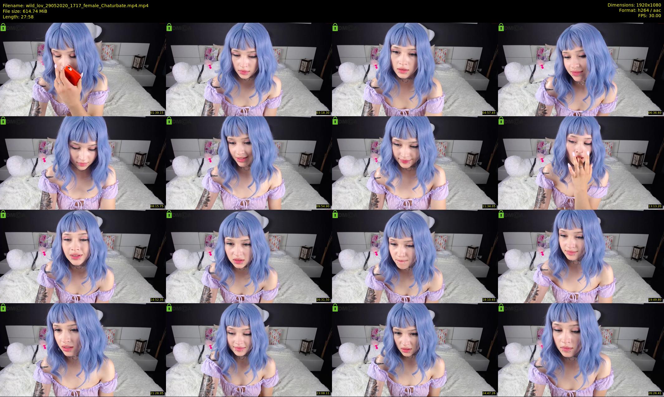 wild_lov — 28 minute Chaturbate female cam show recording, 1080p, May 29, 2020