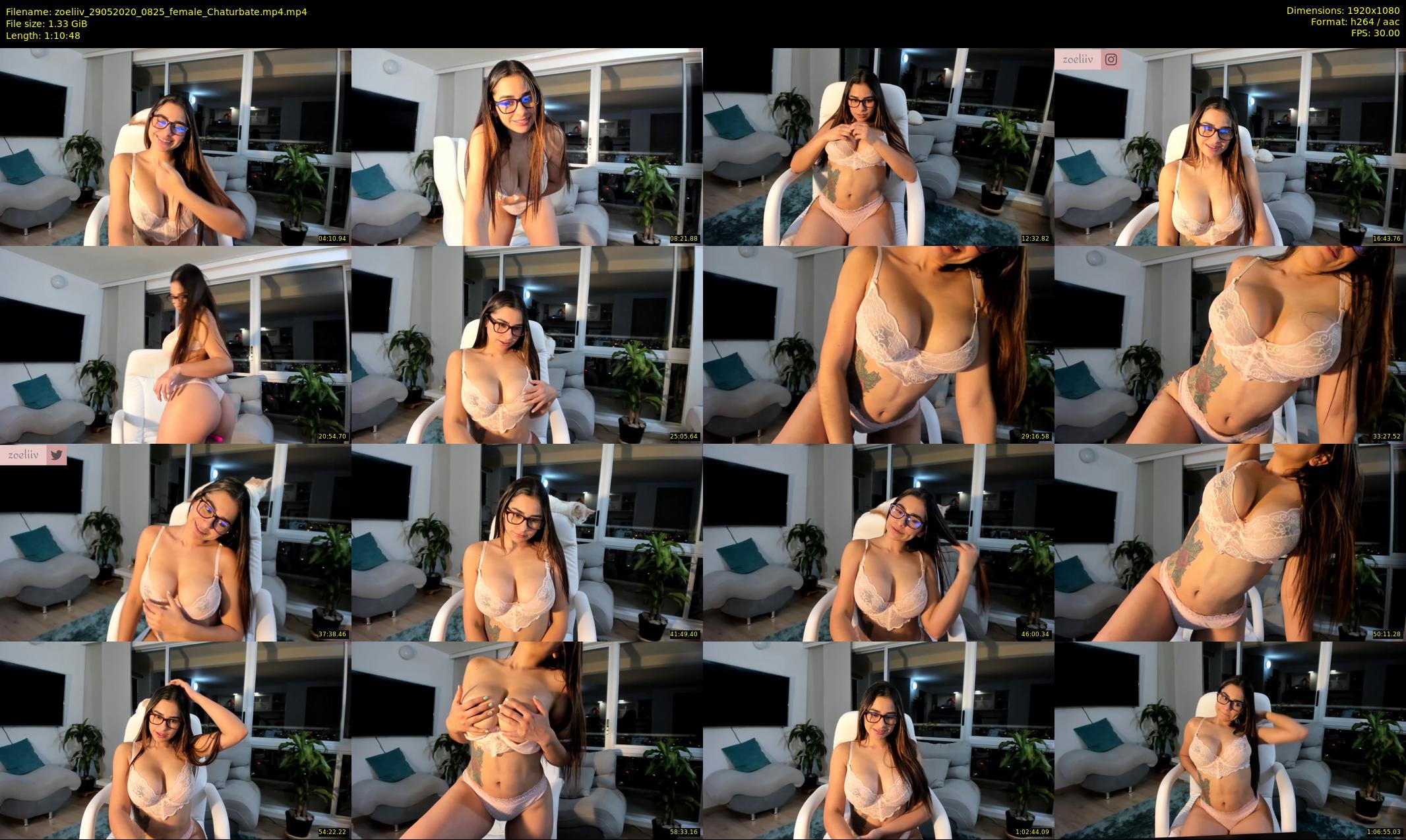 zoeliiv — 71 minute Chaturbate female cam show recording, 1080p, May 29, 2020