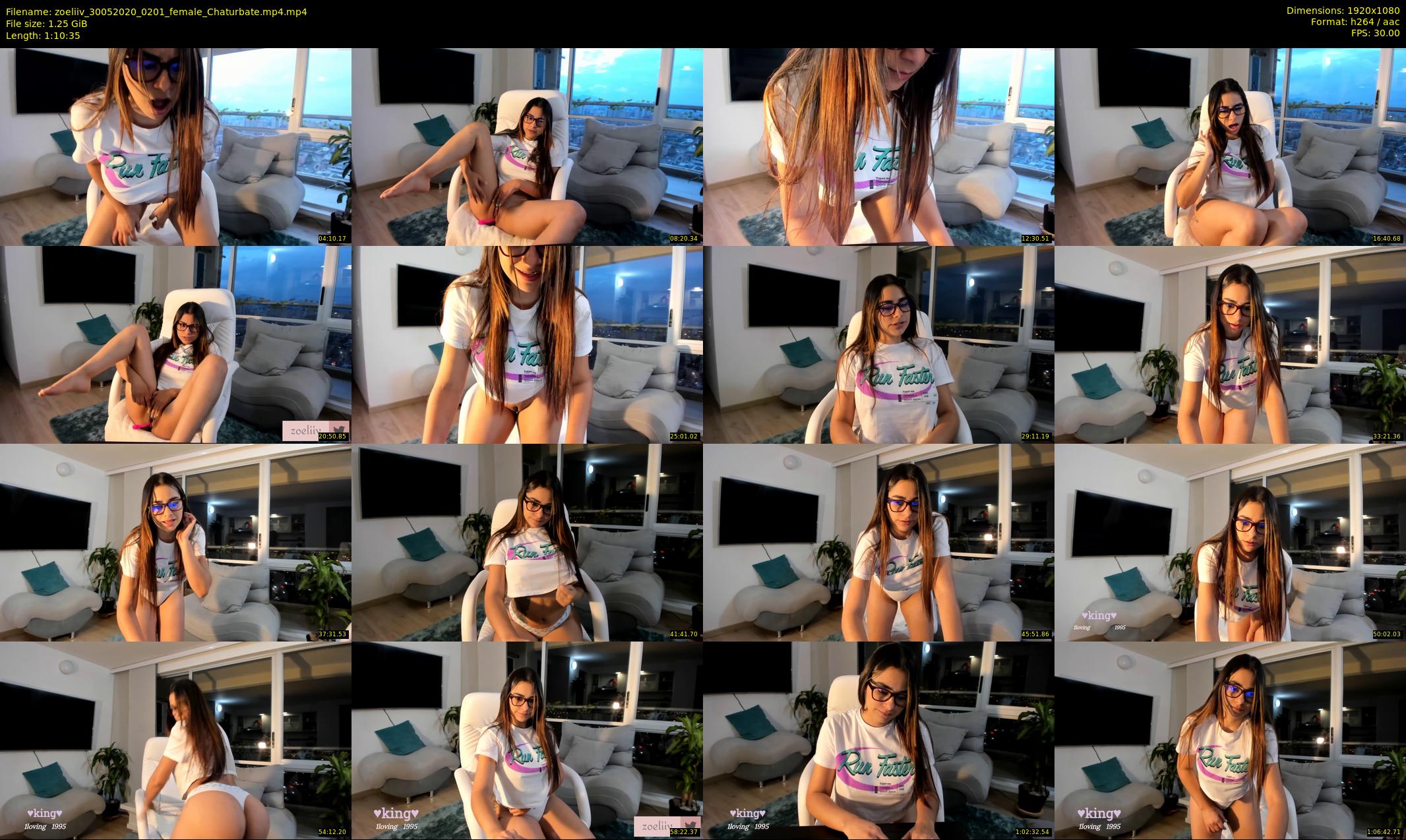 zoeliiv — 71 minute Chaturbate female cam show recording, 1080p, May 30, 2020