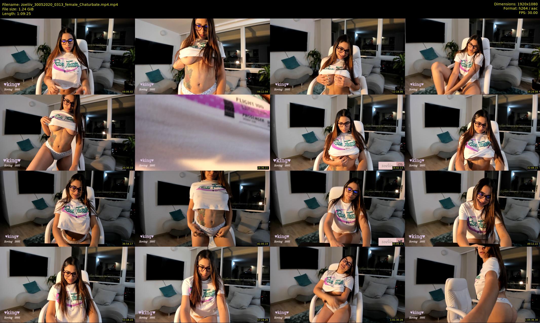 zoeliiv — 70 minute Chaturbate female cam show recording, 1080p, May 30, 2020