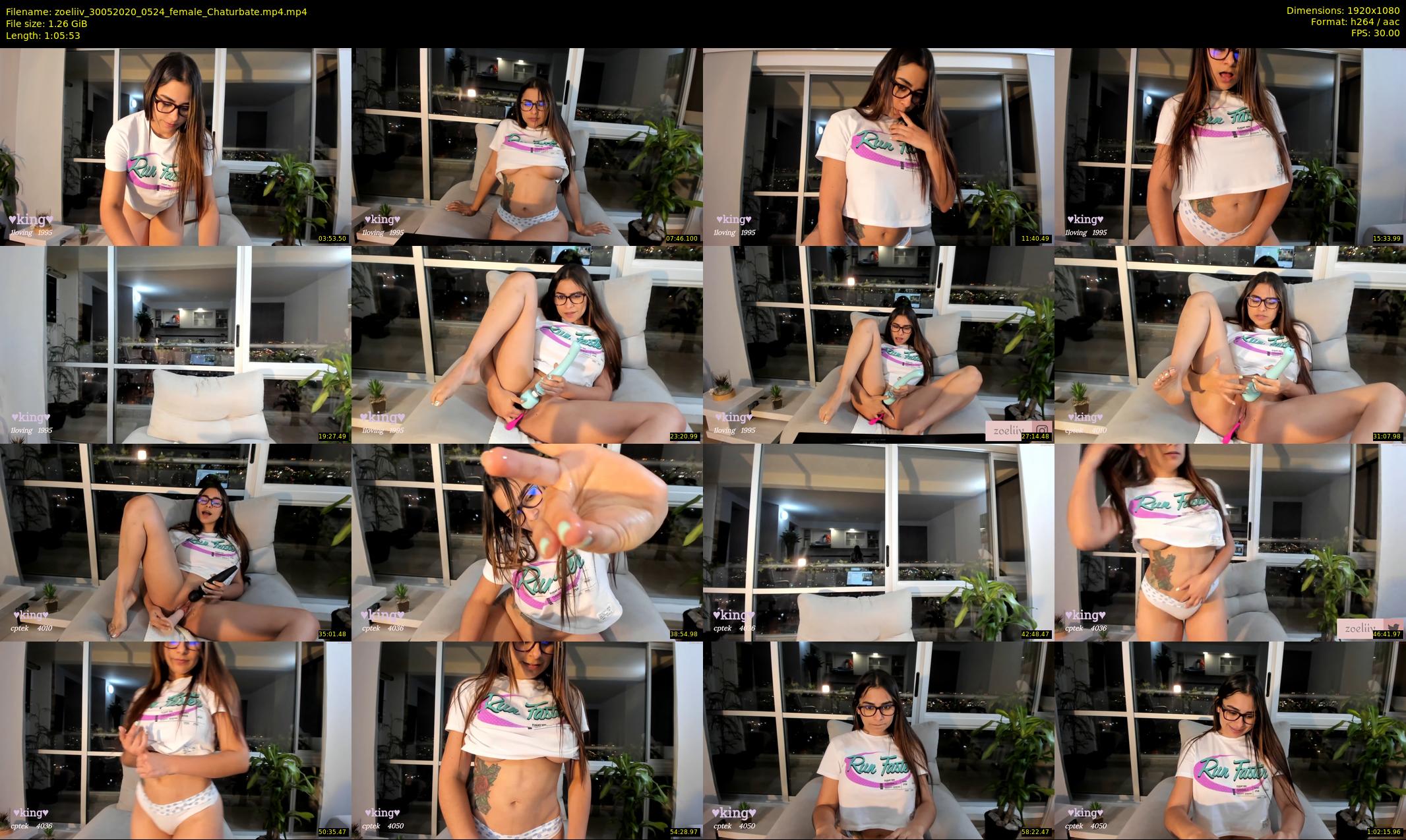 zoeliiv — 66 minute Chaturbate female cam show recording, 1080p, May 30, 2020