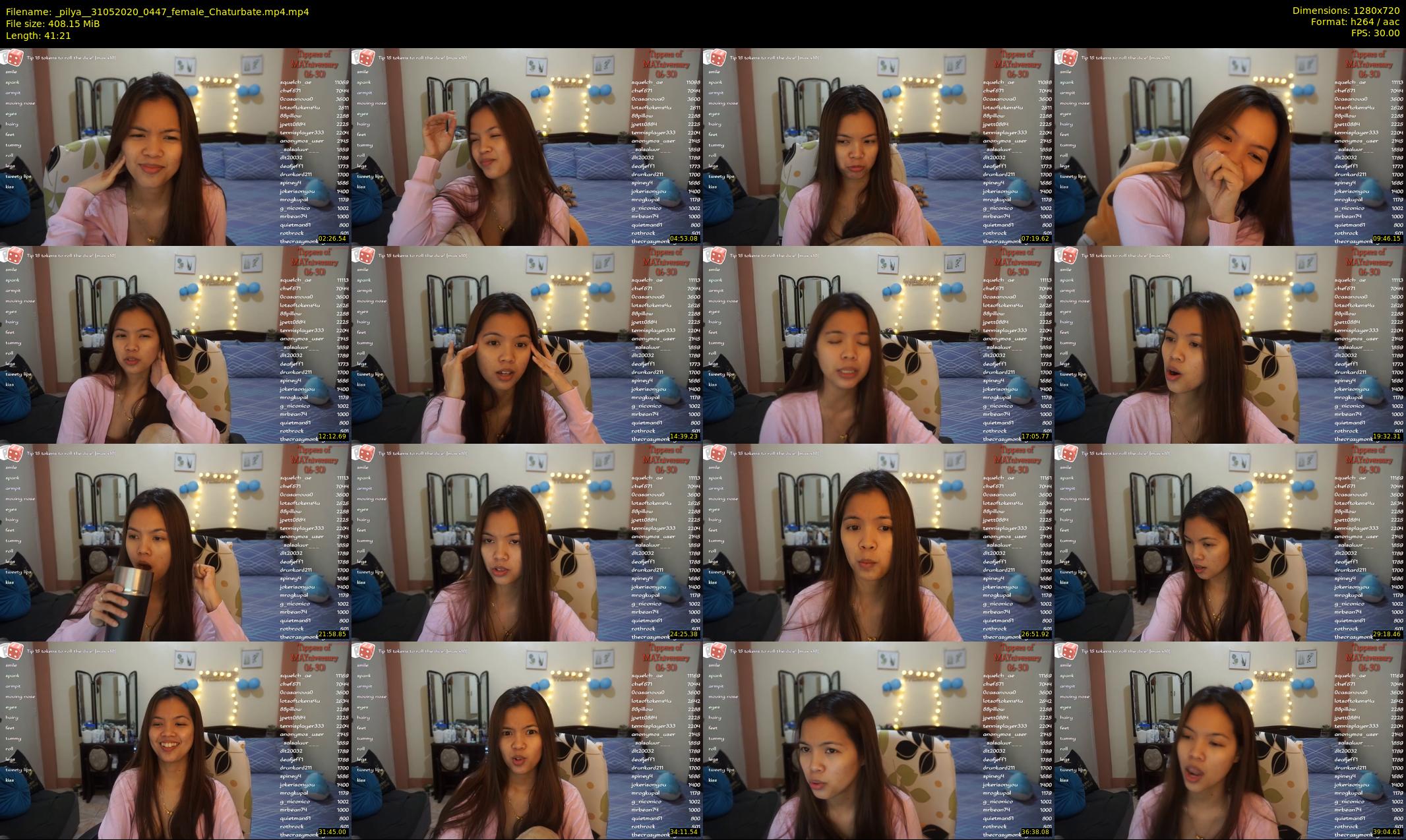 _pilya_ — 42 minute Chaturbate female cam show recording, 720p, May 31, 2020
