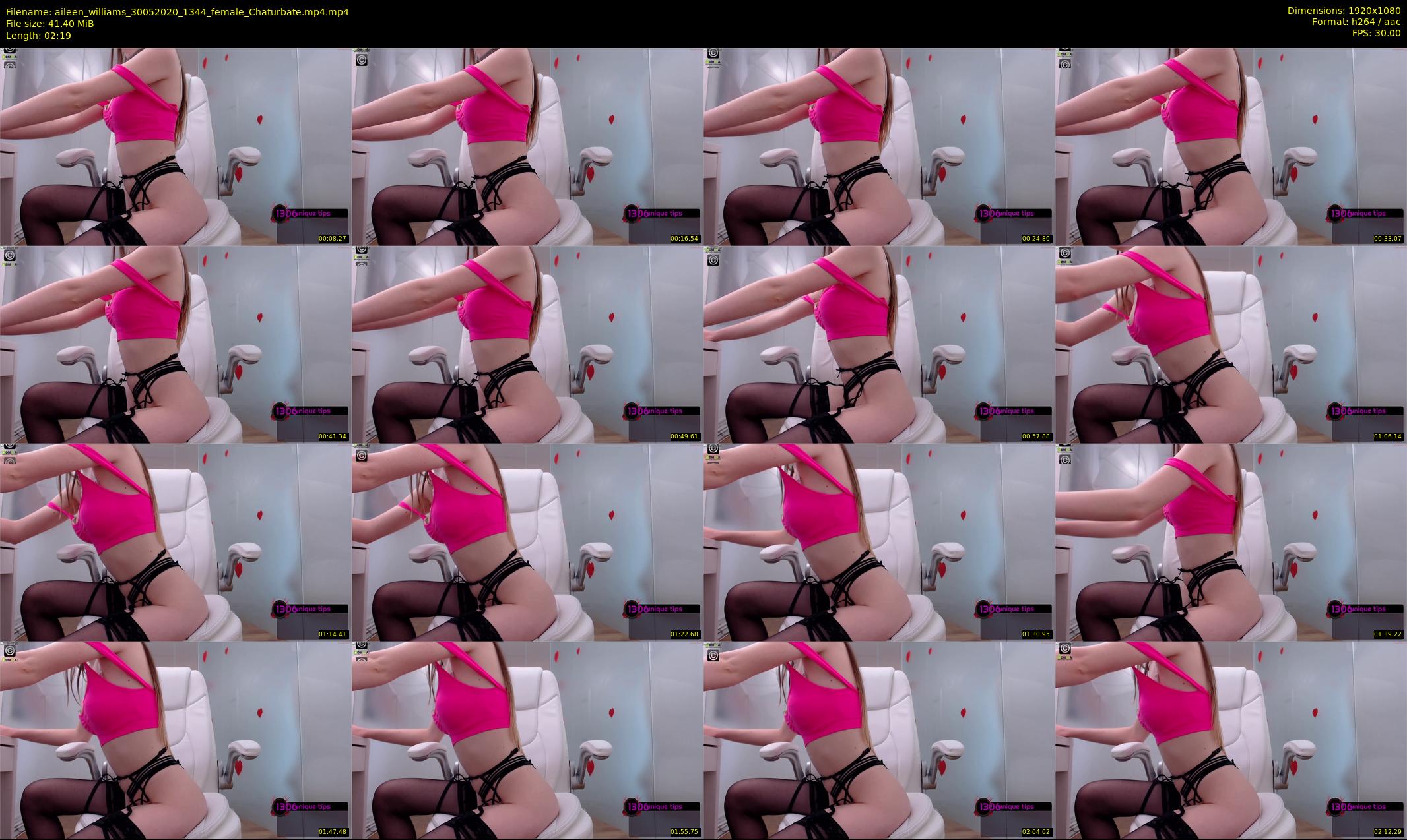 aileen_williams — 3 minute Chaturbate female cam show recording, 1080p, May 30, 2020
