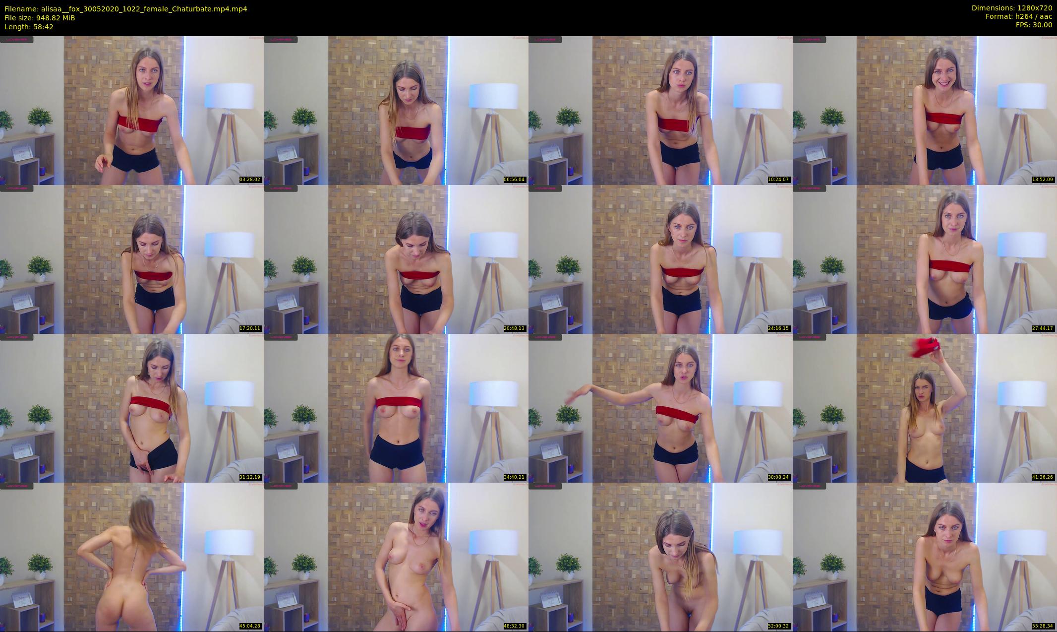 alisaa__fox — 59 minute Chaturbate female cam show recording, 720p, May 30, 2020