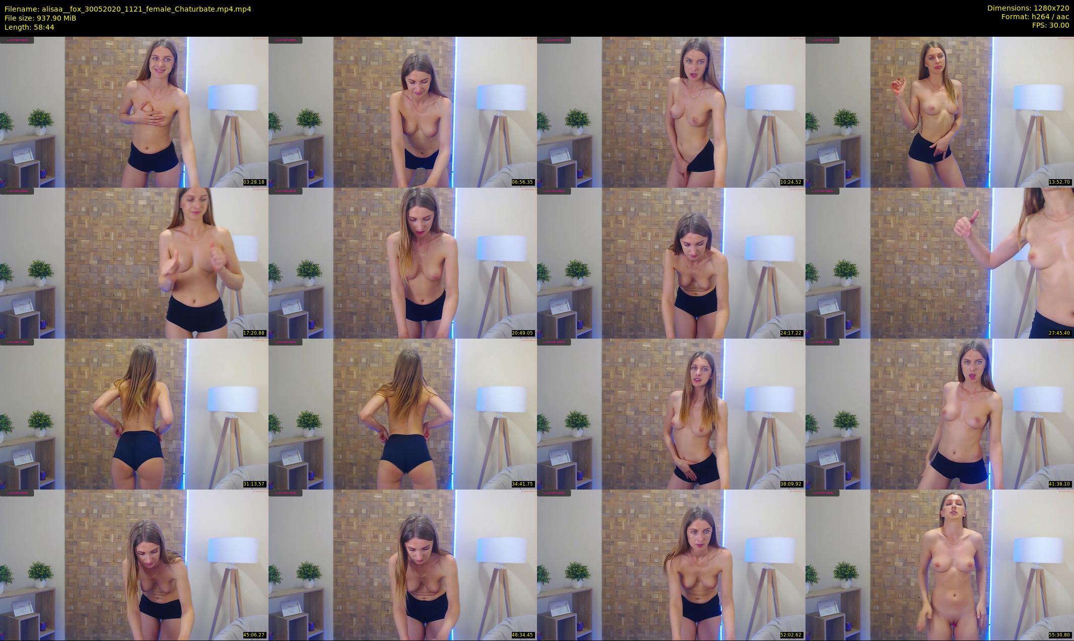alisaa__fox — 59 minute Chaturbate female cam show recording, 720p, May 30, 2020