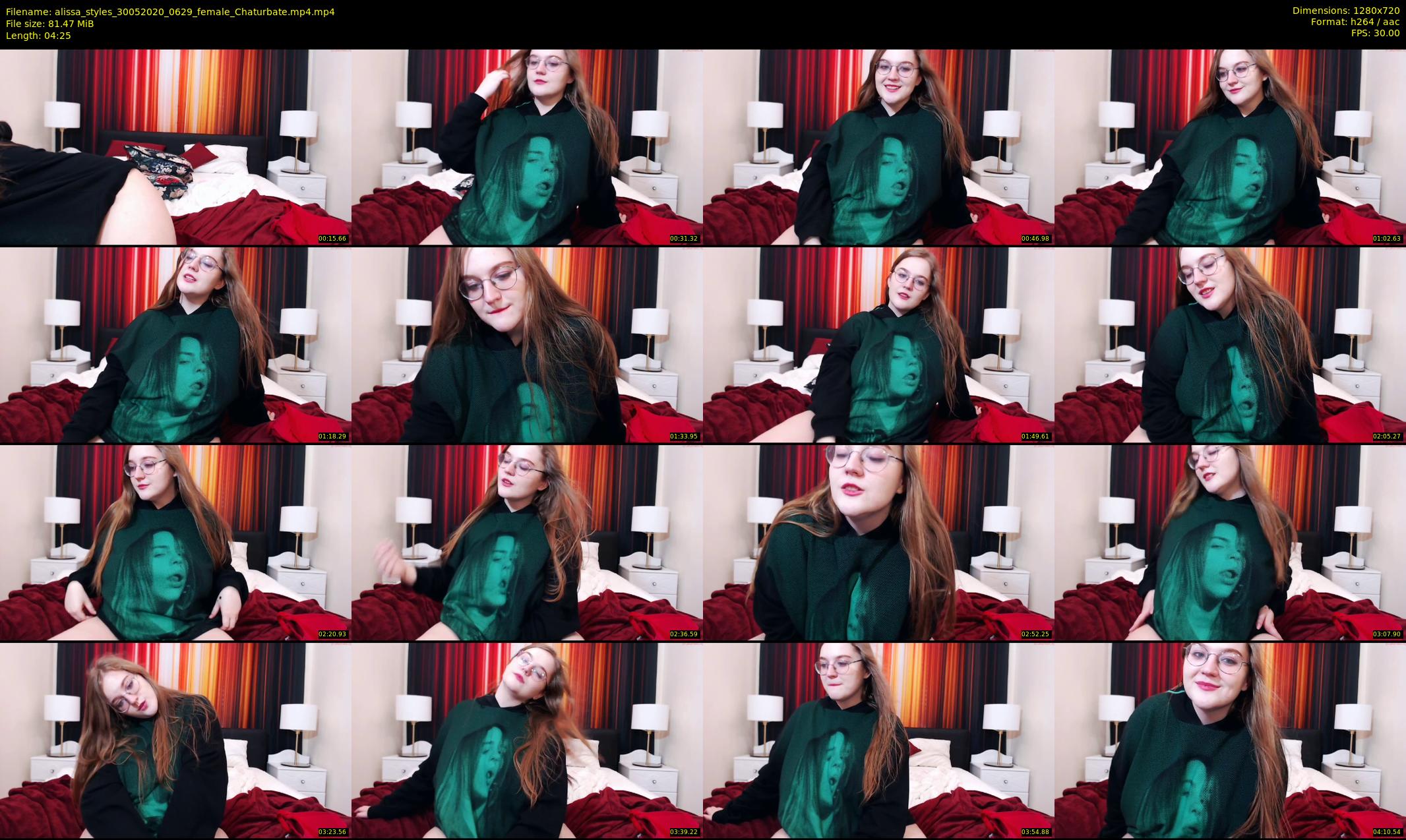alissa_styles — 5 minute Chaturbate female cam show recording, 720p, May 30, 2020