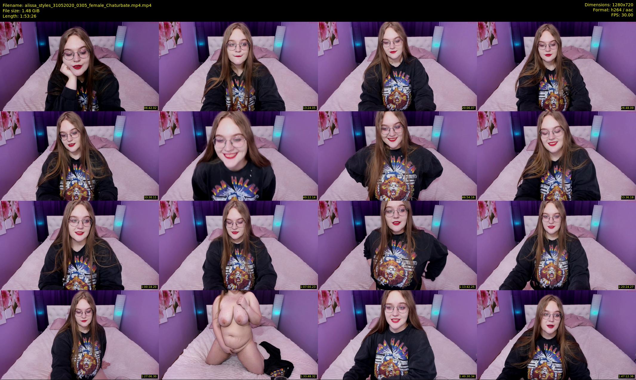 alissa_styles — 114 minute Chaturbate female cam show recording, 720p, May 31, 2020
