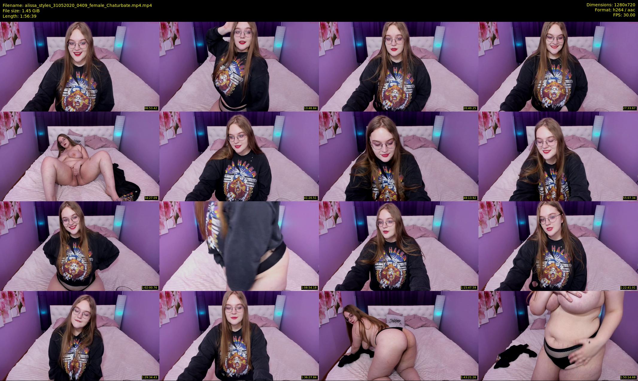 alissa_styles — 117 minute Chaturbate female cam show recording, 720p, May 31, 2020