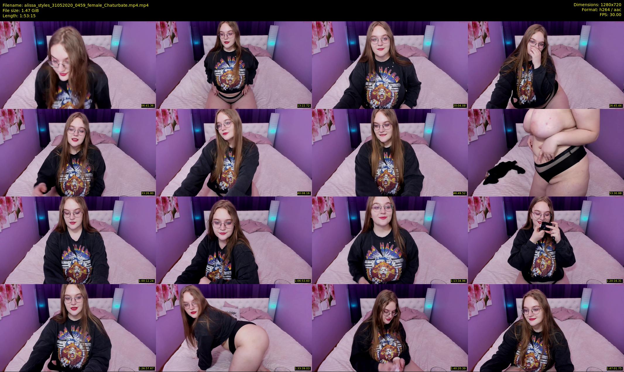 alissa_styles — 114 minute Chaturbate female cam show recording, 720p, May 31, 2020