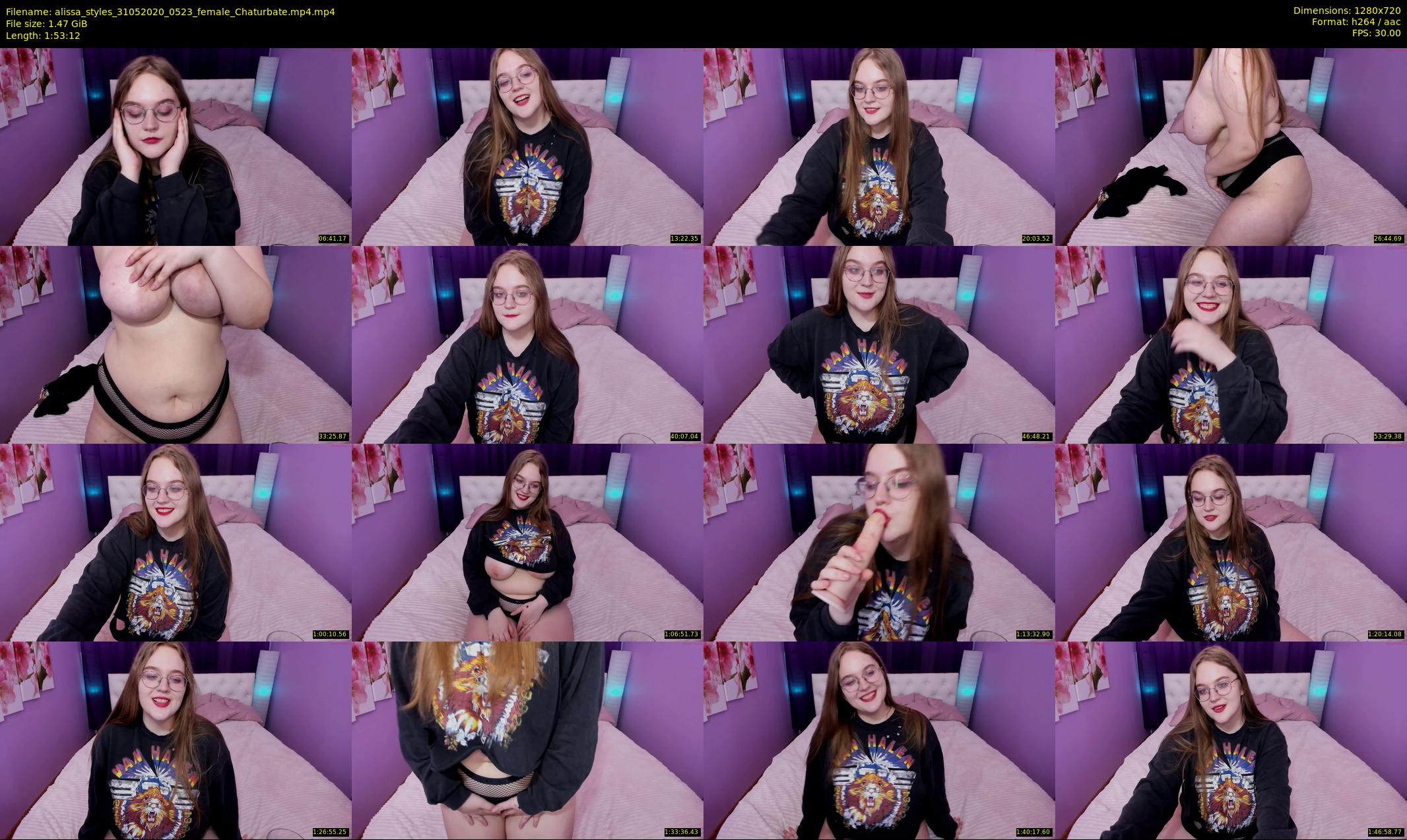 alissa_styles — 114 minute Chaturbate female cam show recording, 720p, May 31, 2020