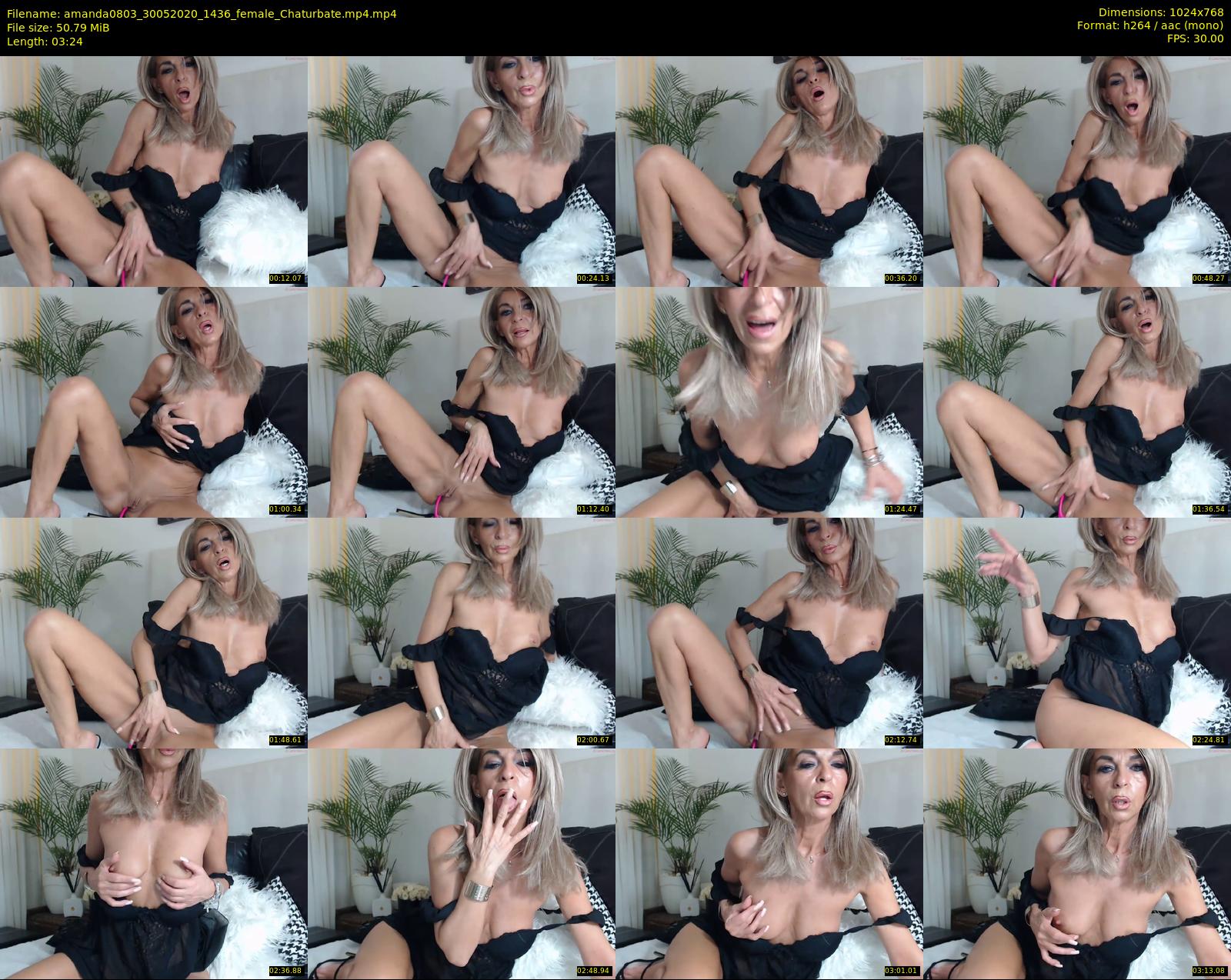 amanda0803 — 4 minute Chaturbate female cam show recording, 720p, May 30, 2020