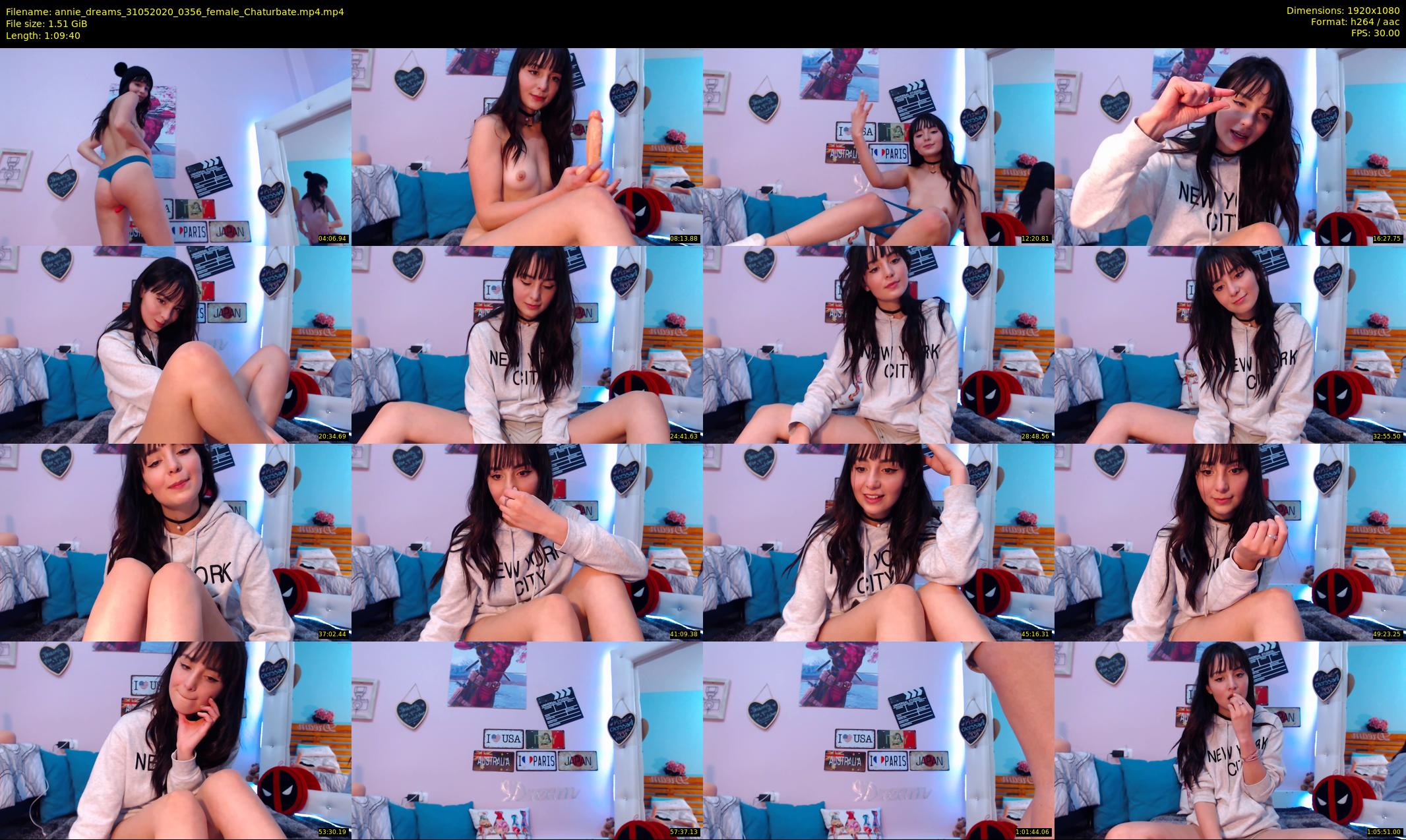 annie_dreams — 70 minute Chaturbate female cam show recording, 1080p, May 31, 2020