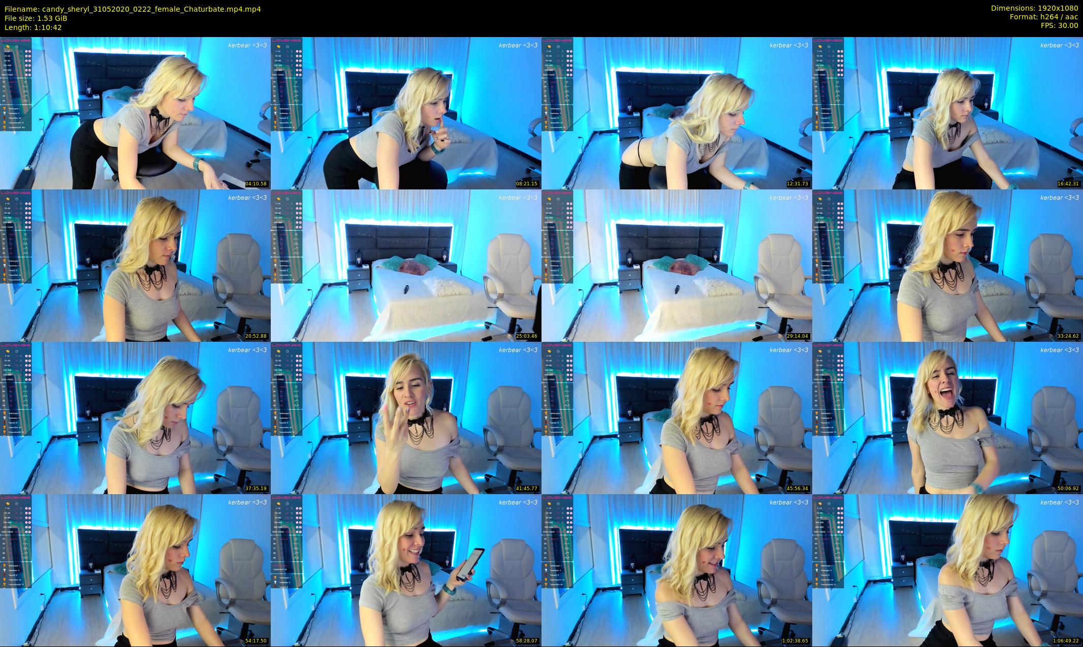 candy_sheryl — 71 minute Chaturbate female cam show recording, 1080p, May 31, 2020