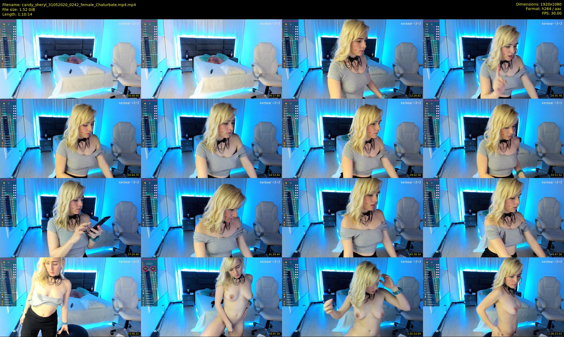 candy_sheryl — 71 minute Chaturbate female cam show recording, 1080p, May 31, 2020