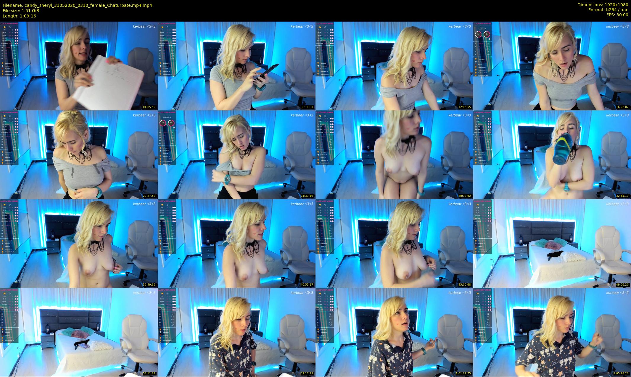 candy_sheryl — 70 minute Chaturbate female cam show recording, 1080p, May 31, 2020