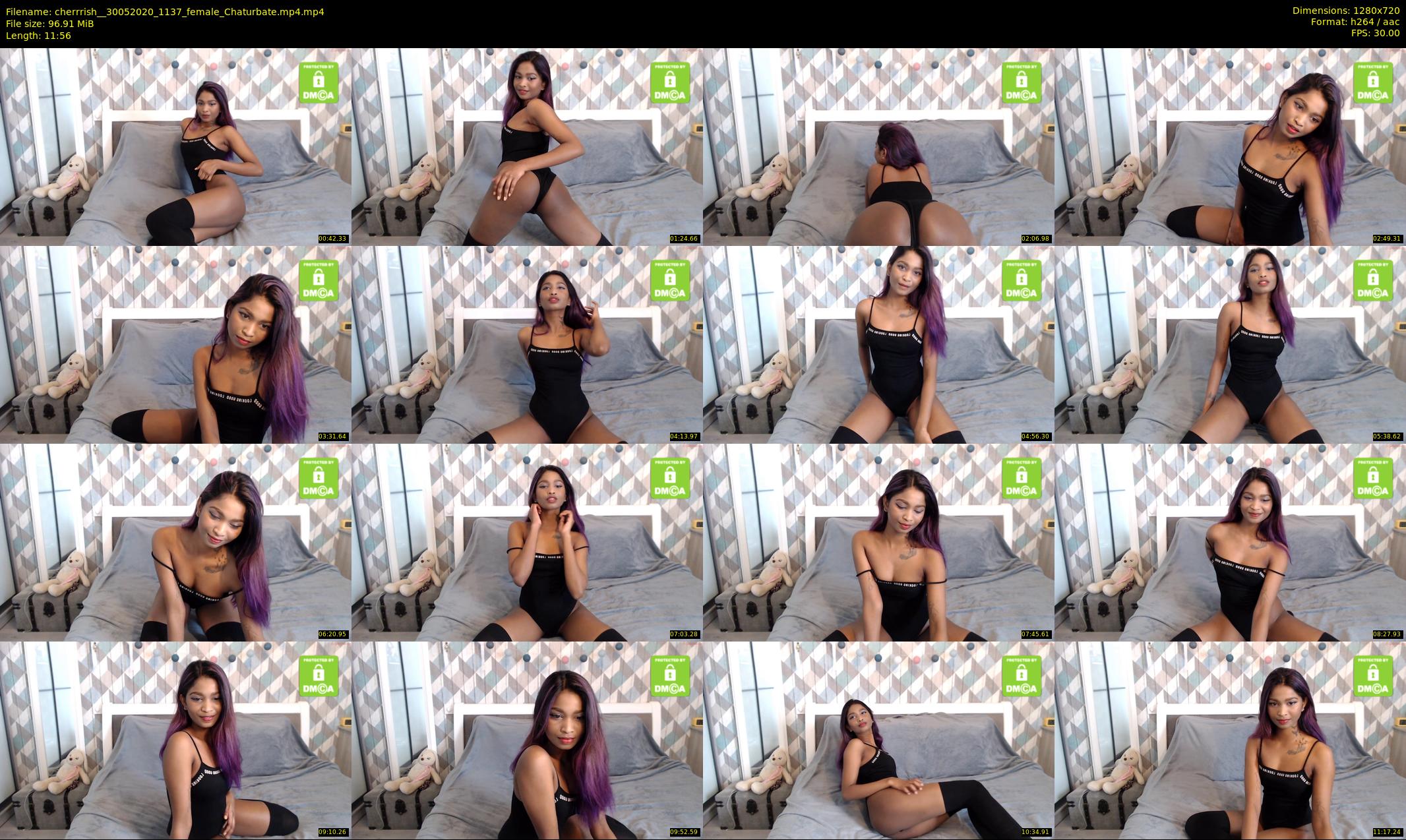 cherrrish_ — 12 minute Chaturbate female cam show recording, 720p, May 30, 2020