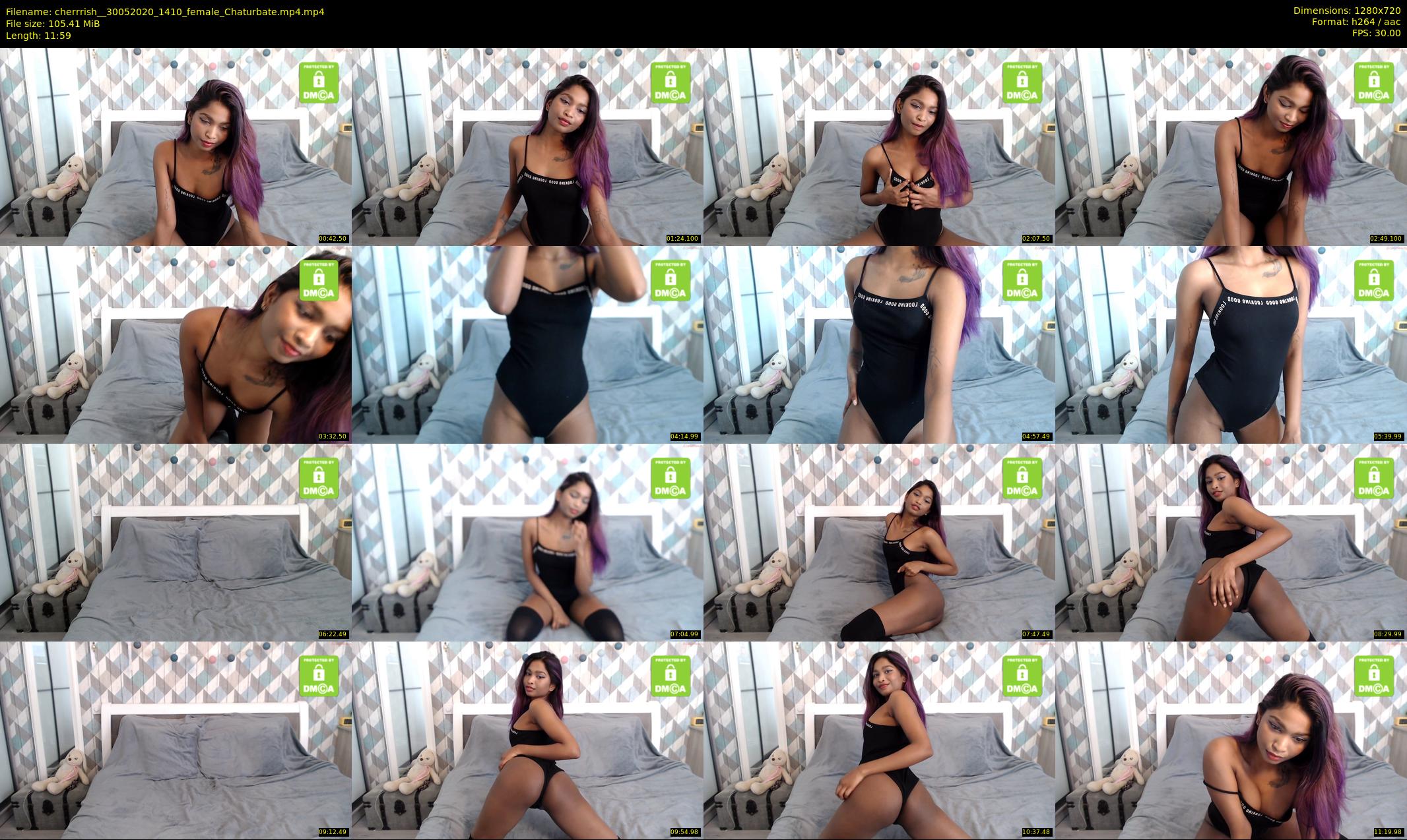 cherrrish_ — 12 minute Chaturbate female cam show recording, 720p, May 30, 2020