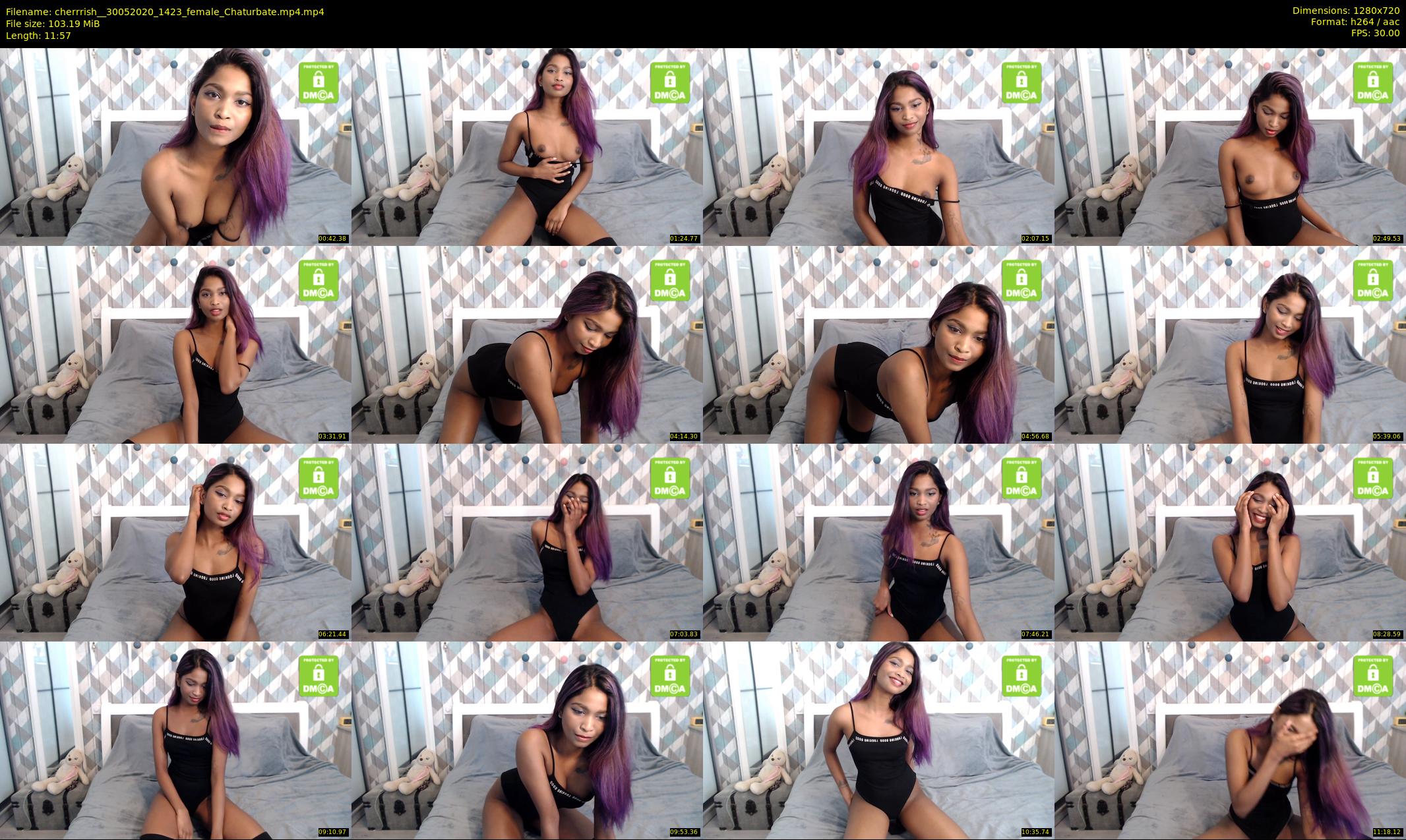 cherrrish_ — 12 minute Chaturbate female cam show recording, 720p, May 30, 2020