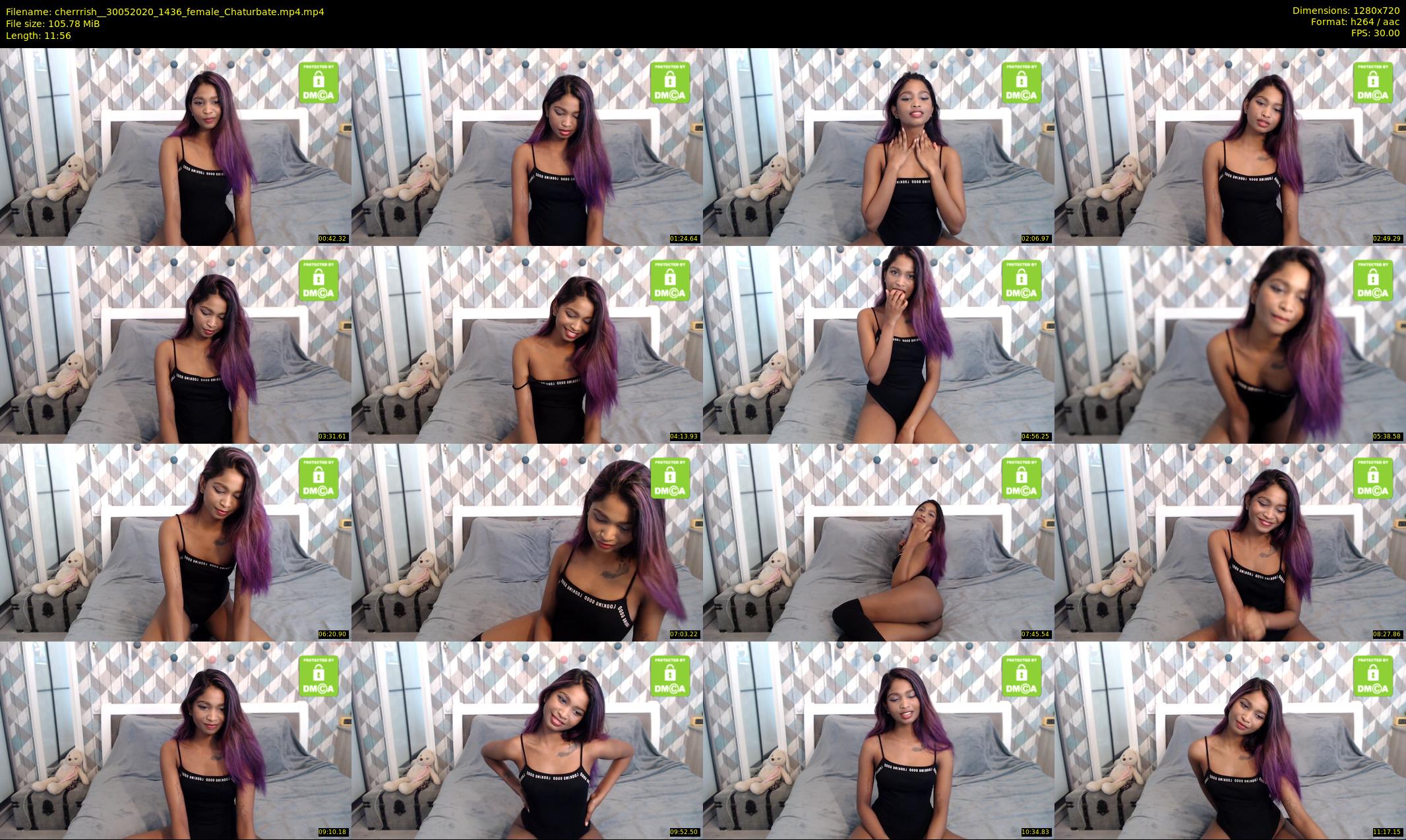 cherrrish_ — 12 minute Chaturbate female cam show recording, 720p, May 30, 2020