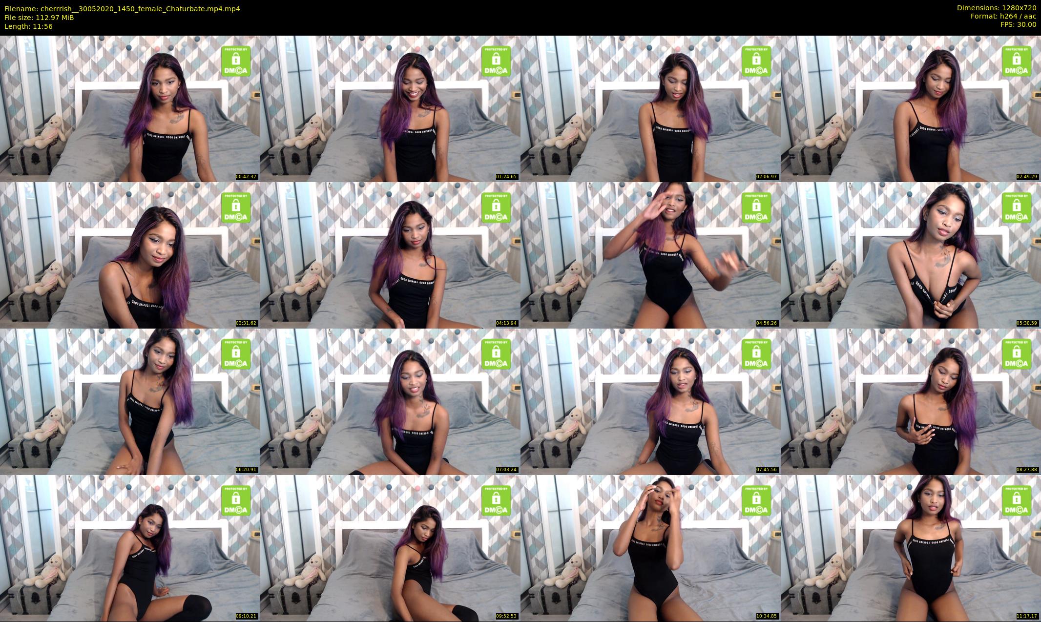 cherrrish_ — 12 minute Chaturbate female cam show recording, 720p, May 30, 2020