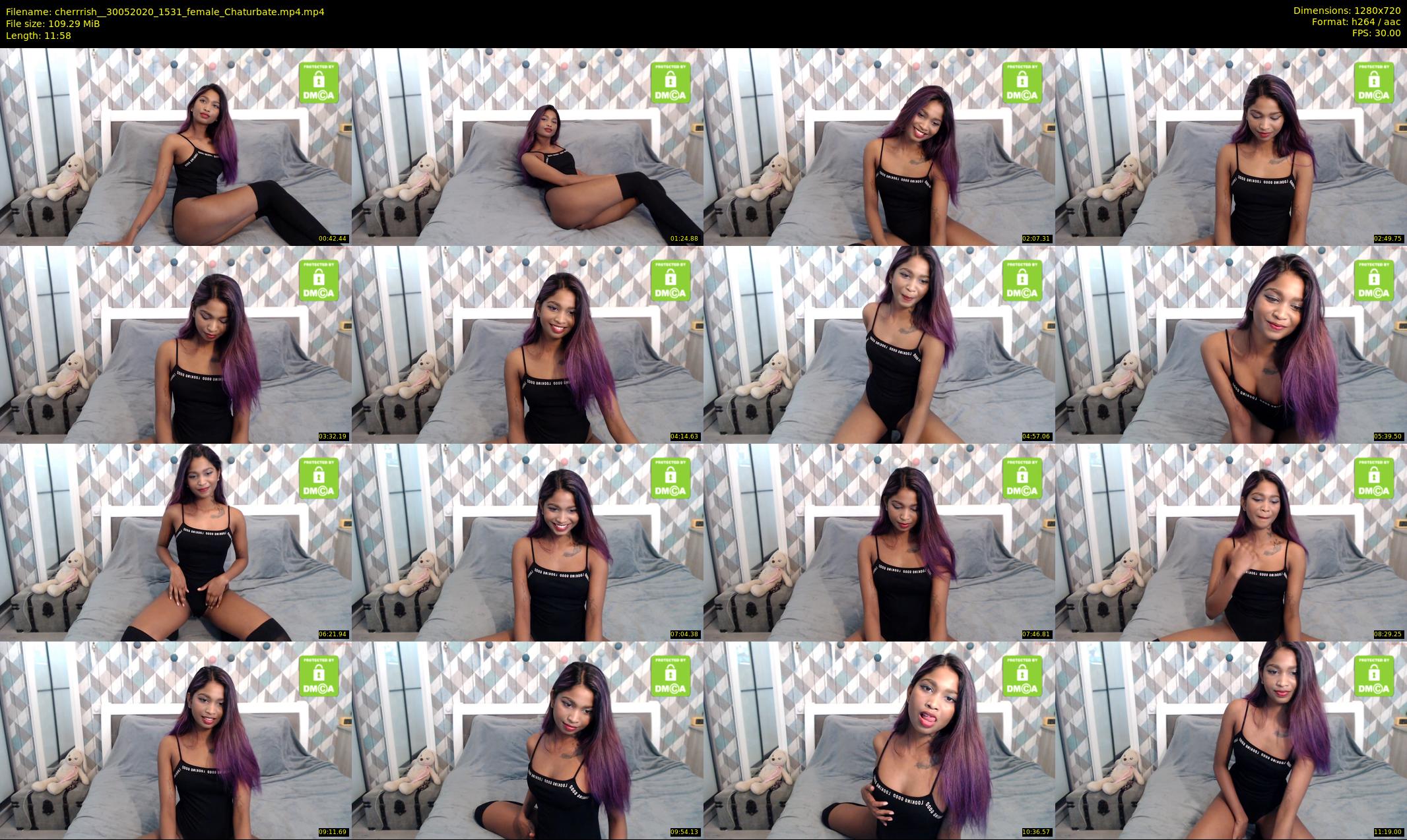 cherrrish_ — 12 minute Chaturbate female cam show recording, 720p, May 30, 2020