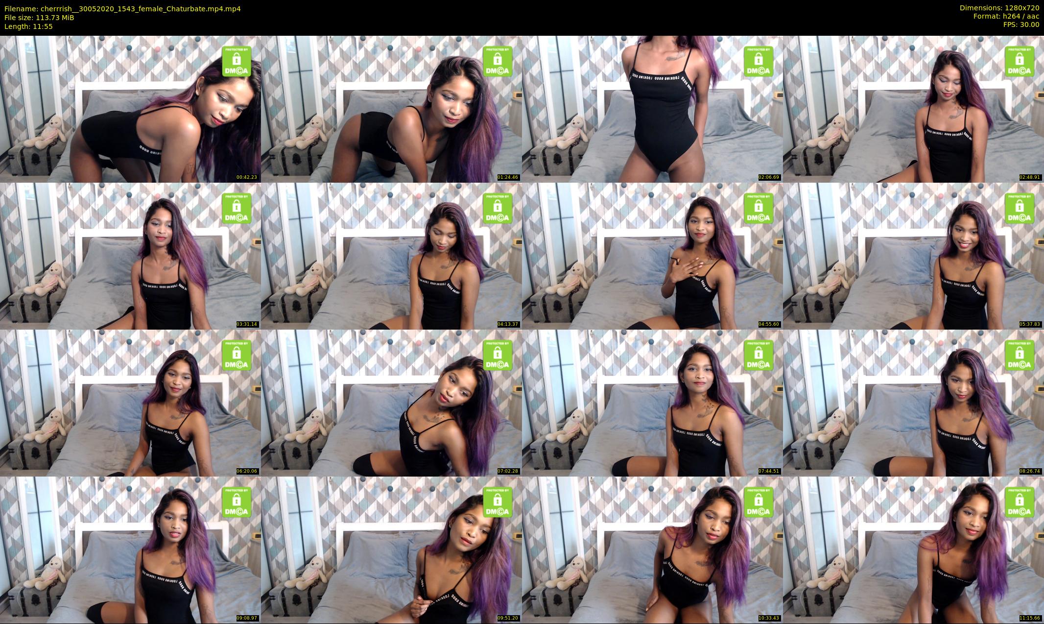cherrrish_ — 12 minute Chaturbate female cam show recording, 720p, May 30, 2020