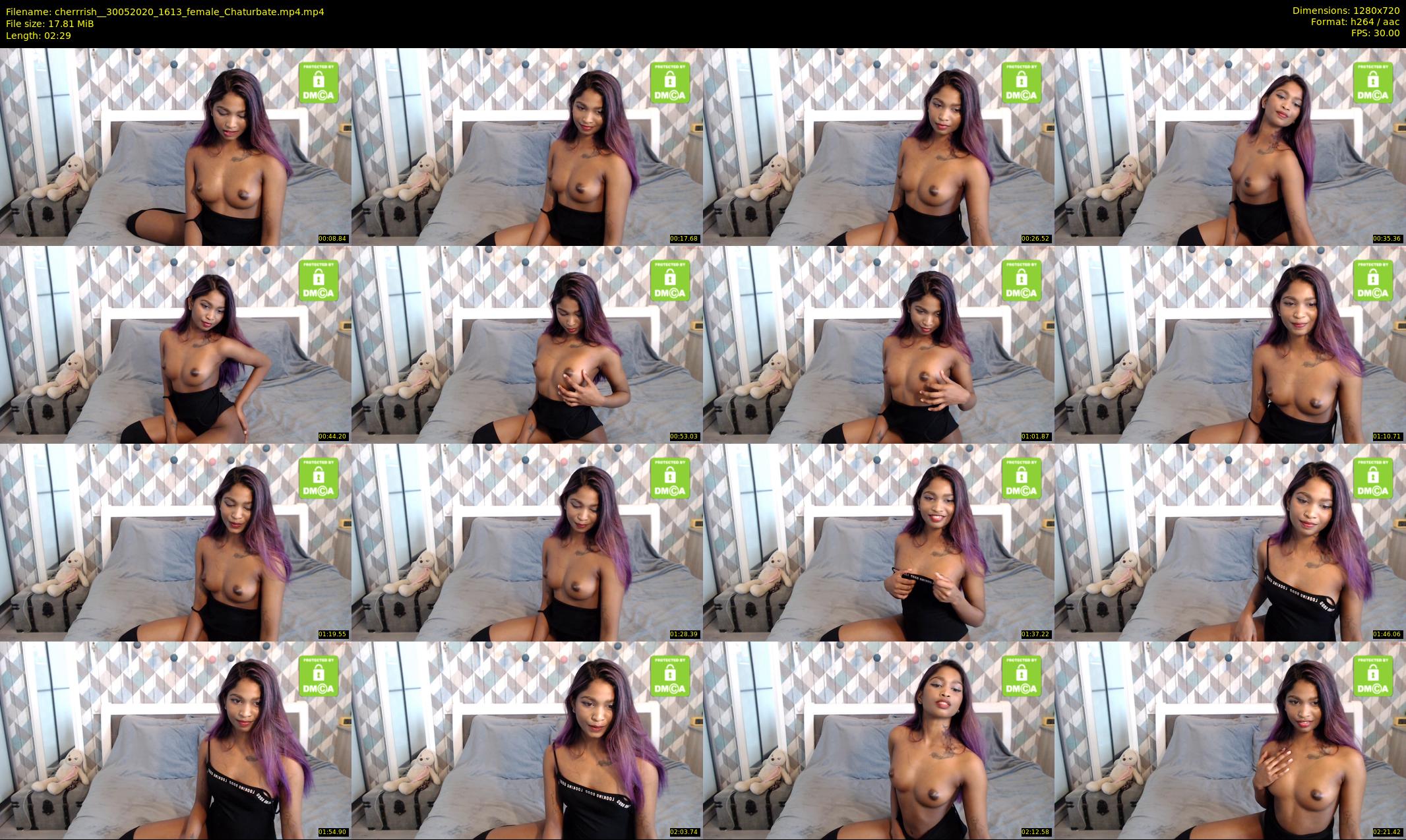 cherrrish_ — 3 minute Chaturbate female cam show recording, 720p, May 30, 2020