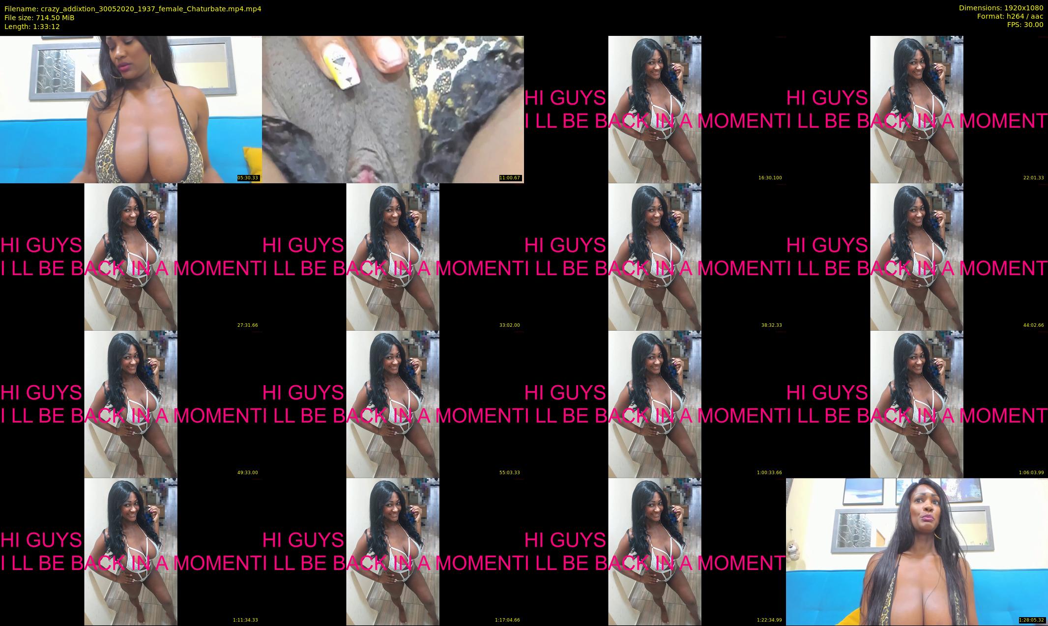crazy_addixtion — 94 minute Chaturbate female cam show recording, 1080p, May 30, 2020
