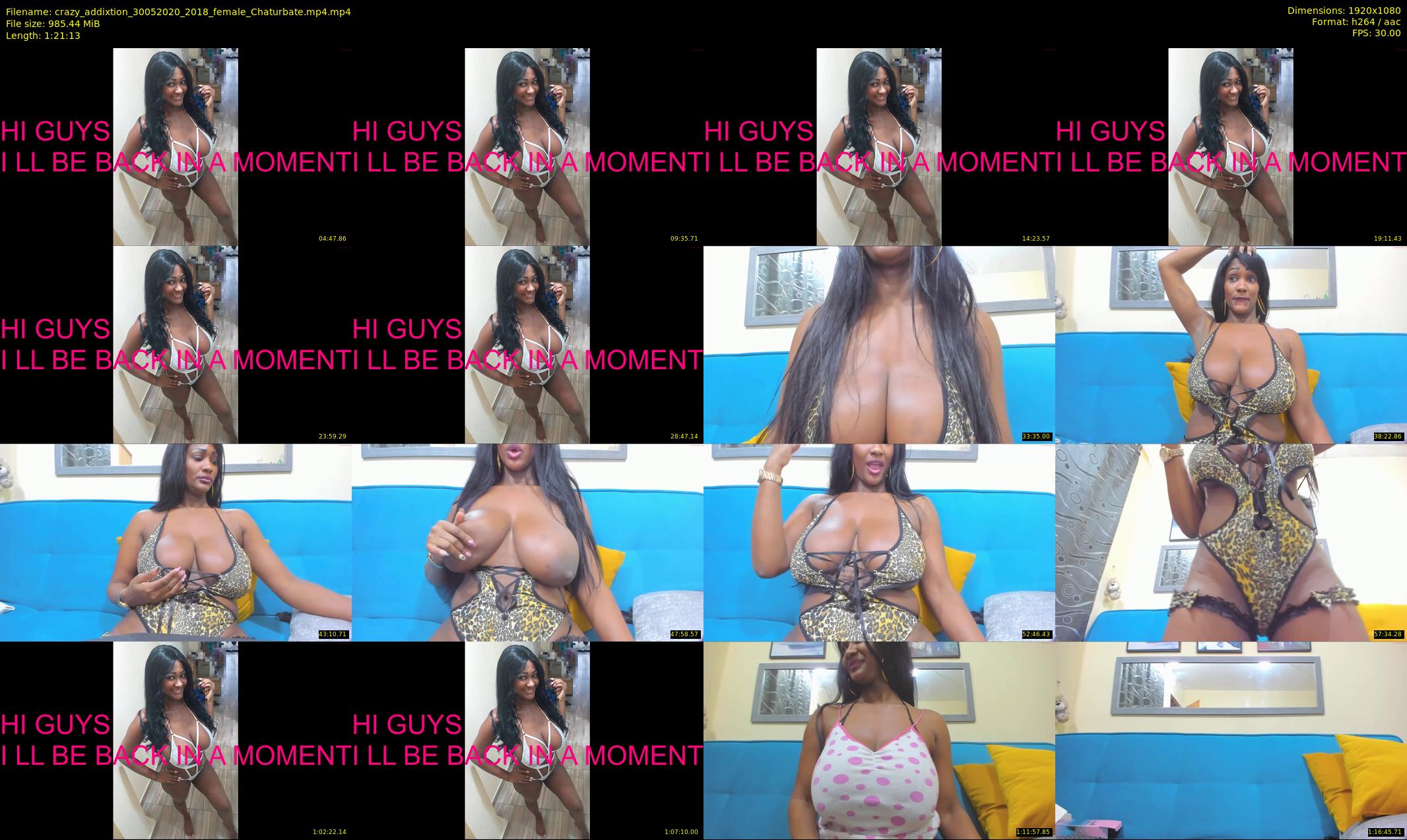 crazy_addixtion — 82 minute Chaturbate female cam show recording, 1080p, May 30, 2020