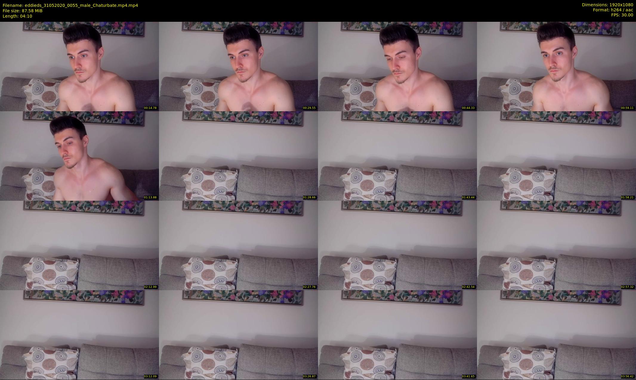 eddieds — 5 minute Chaturbate male cam show recording, 1080p, May 31, 2020